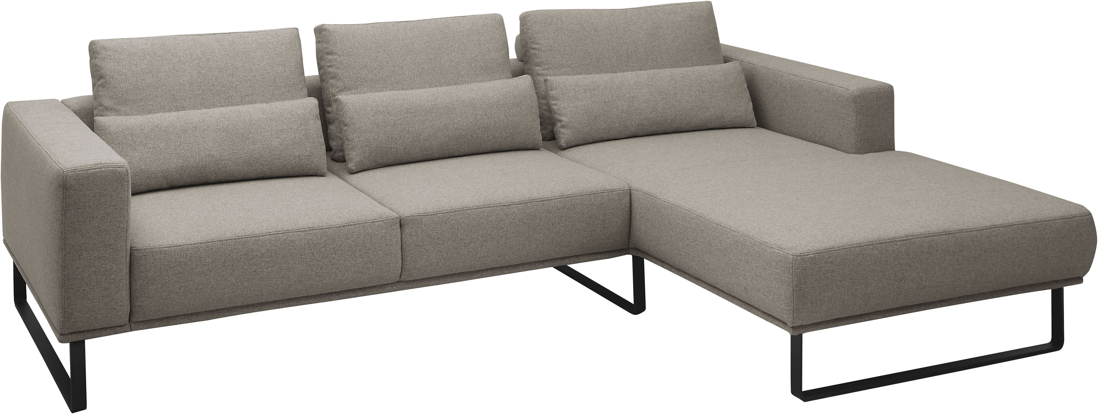 Thumbnail - Musterring Ecksofa "JustB PM100" Großzügige 292 cm Breite, schwarze Metallkufen -erhältlich in 6 Farben