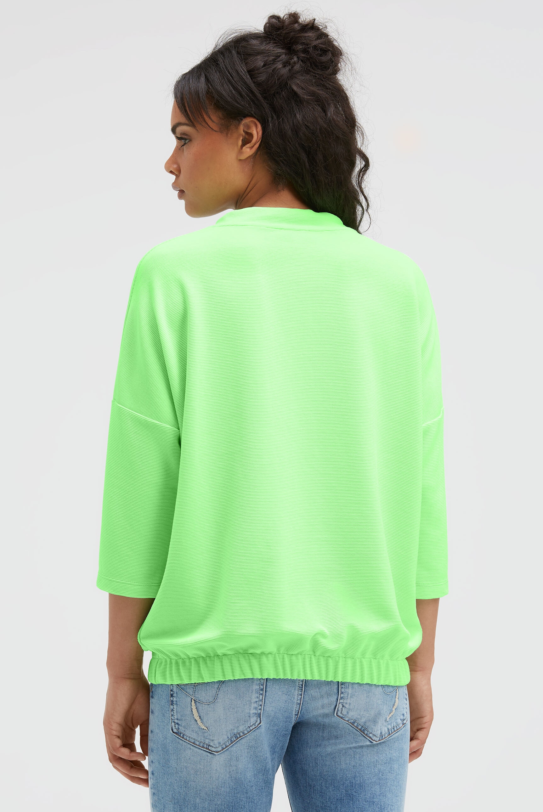 SOCCX Sweater , mit Gummizug im Saum
