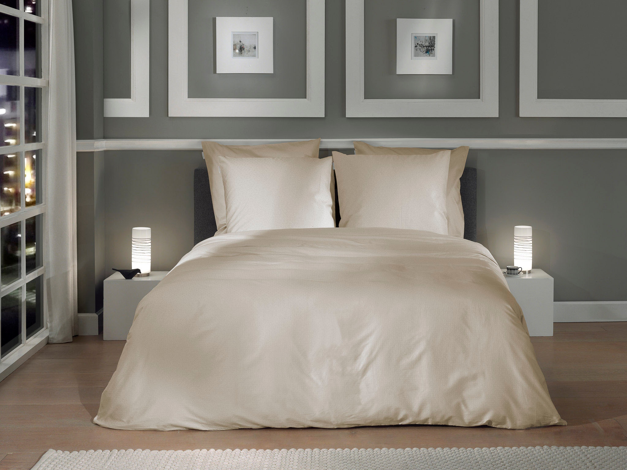 Heckett & Lane Bettwäsche »Punto« 2 Stk. gepunktet, 100% Baumwolle ab 135x200 cm.