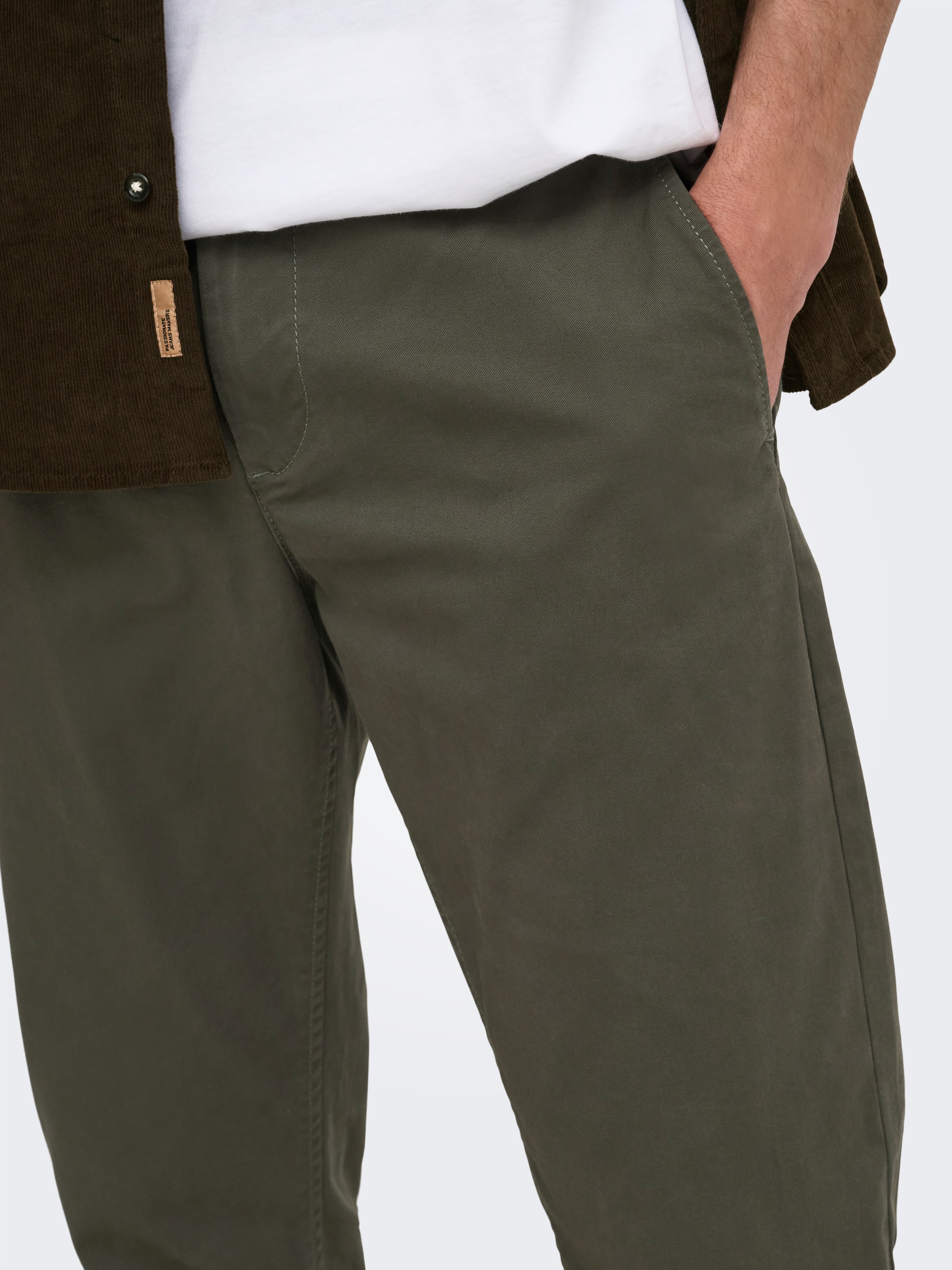 ONLY & SONS Chinos »ONSWEFT REG TWILL 0595 CHINO PANT NOOS«  Baumwollmischung, regular fit