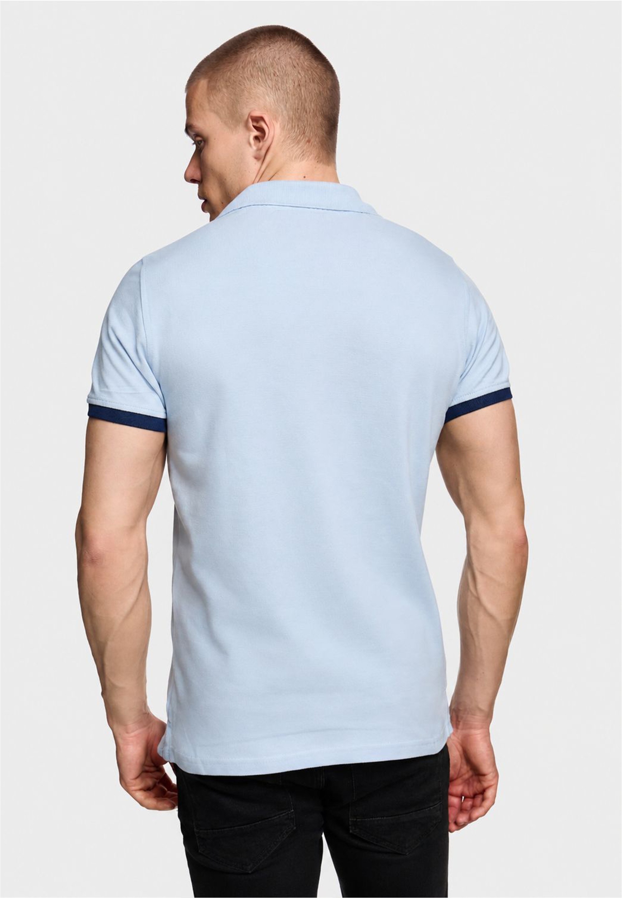 Rusty Neal Poloshirt »Rusty Neal Polo« mit kontrastfarbig abgesetzter Knopfleiste