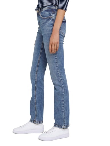 TOM TAILOR Straight-Jeans »Alexa Straight«, in gerader "Straight" 5-Pocket-Form