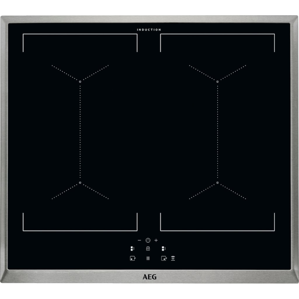 AEG Induktions Herd-Set »TEAMH3PID2«, EPE55526BM 940321398, Pyrolyse-Selbstreinigung