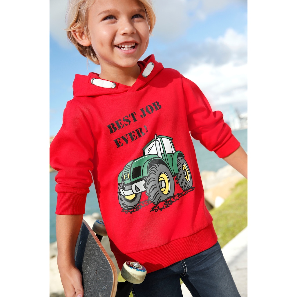 KIDSWORLD Kapuzensweatshirt »BEST JOB EVER!«