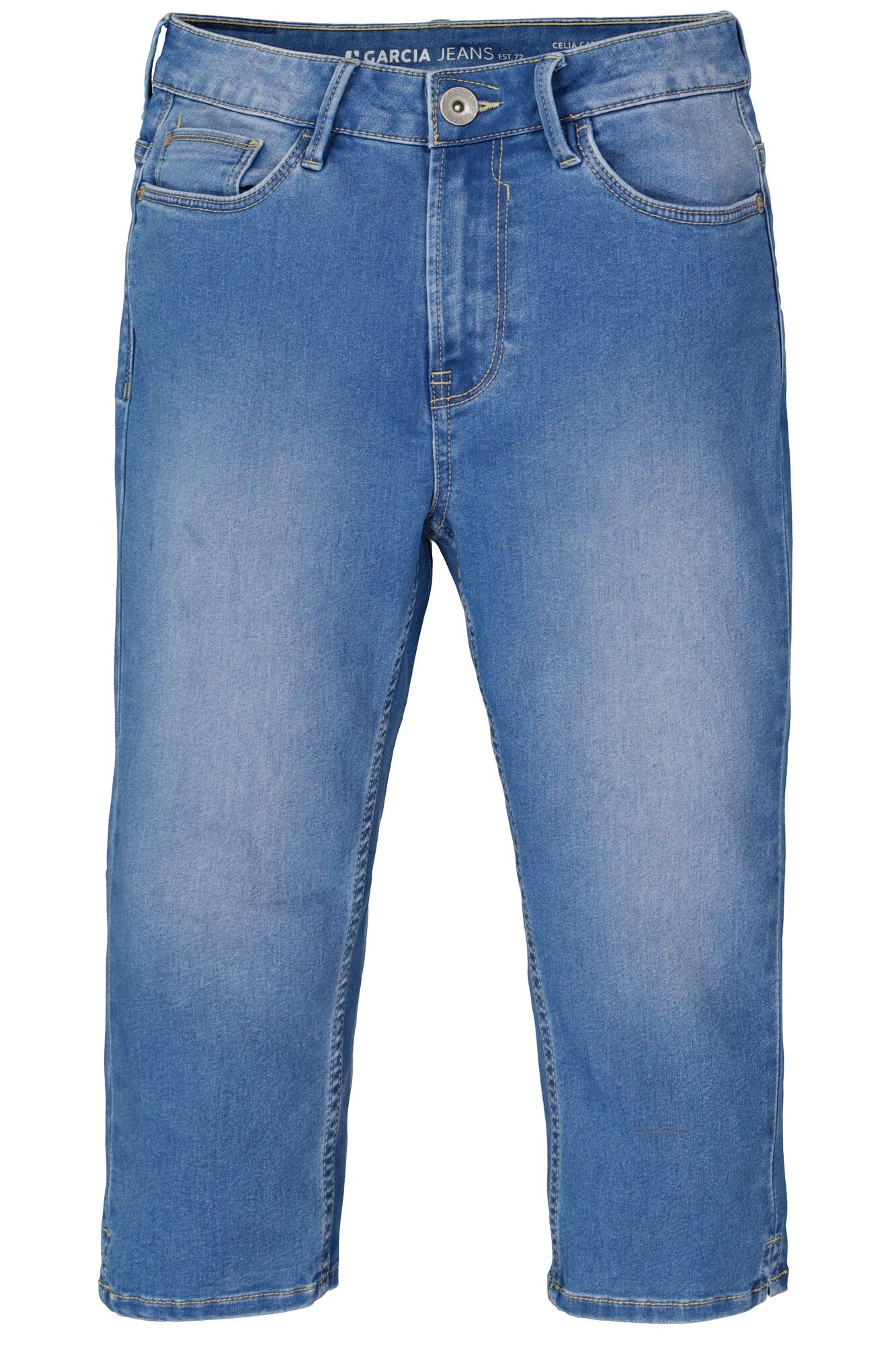 Garcia Caprihose, Sommerhose mit leichter Waschung günstig online kaufen