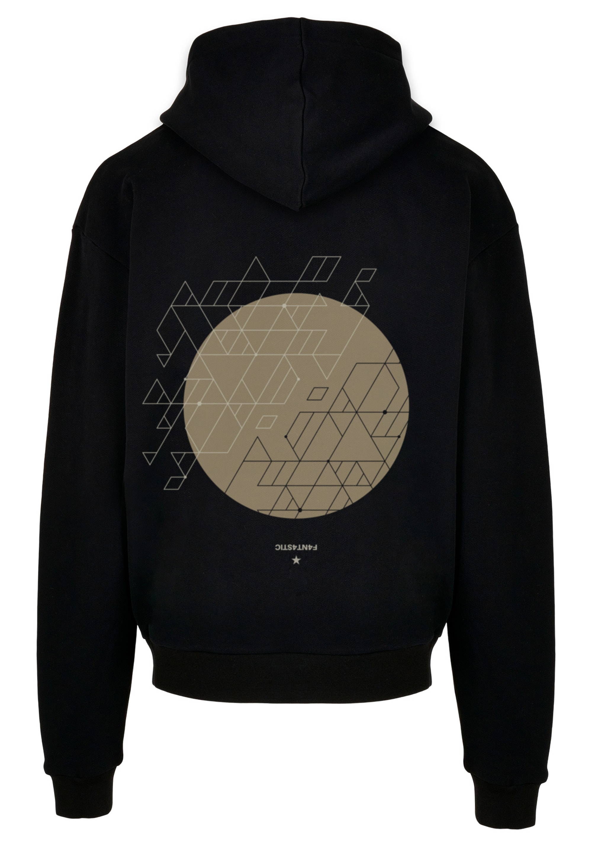 F4NT4STIC Kapuzenpullover "Geometrics Grau", Print günstig online kaufen