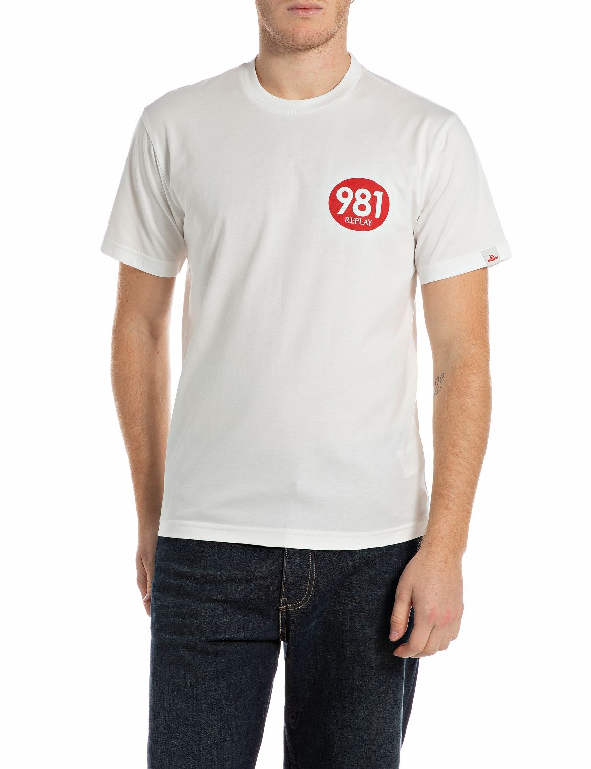 Replay T-Shirt, mit 981-Print auf der Brust günstig online kaufen
