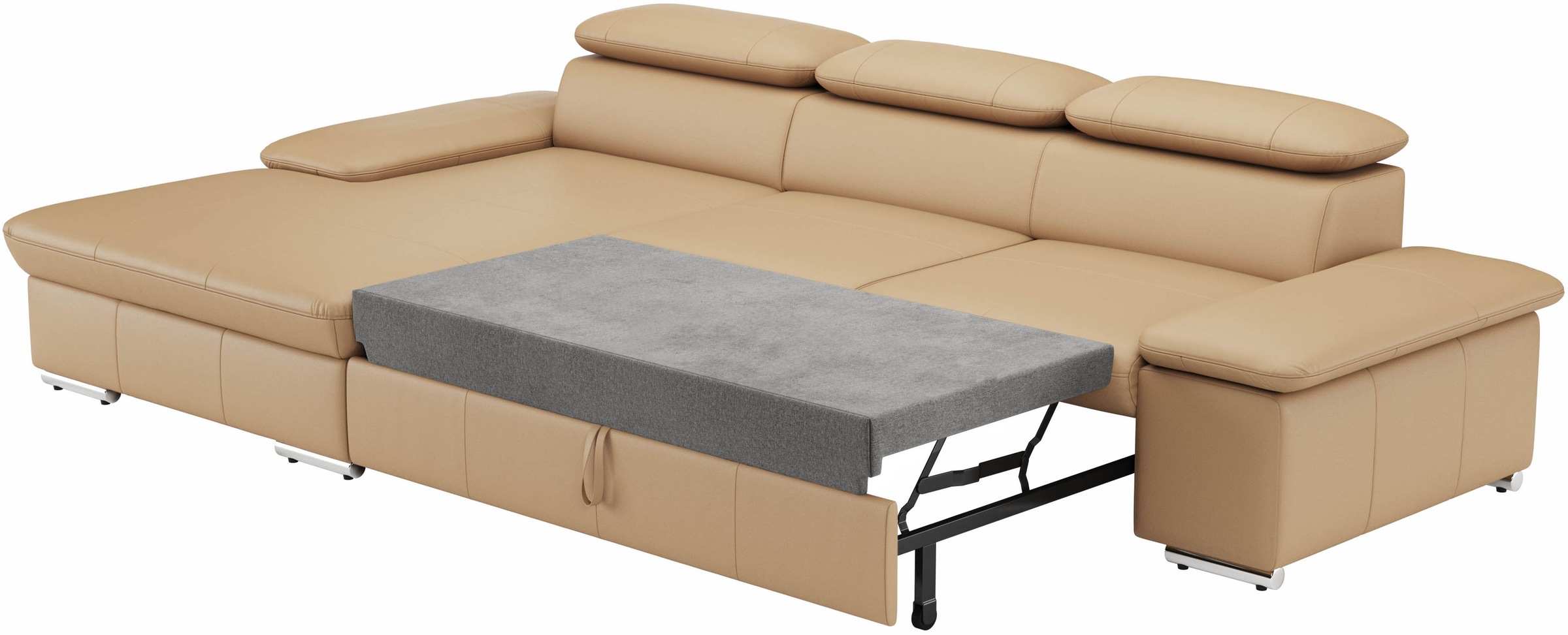 sit&more Ecksofa »Valantine L-Form«, inkl. Kopf- und Armteilverstellung, wahlweise mit Bettfunktion