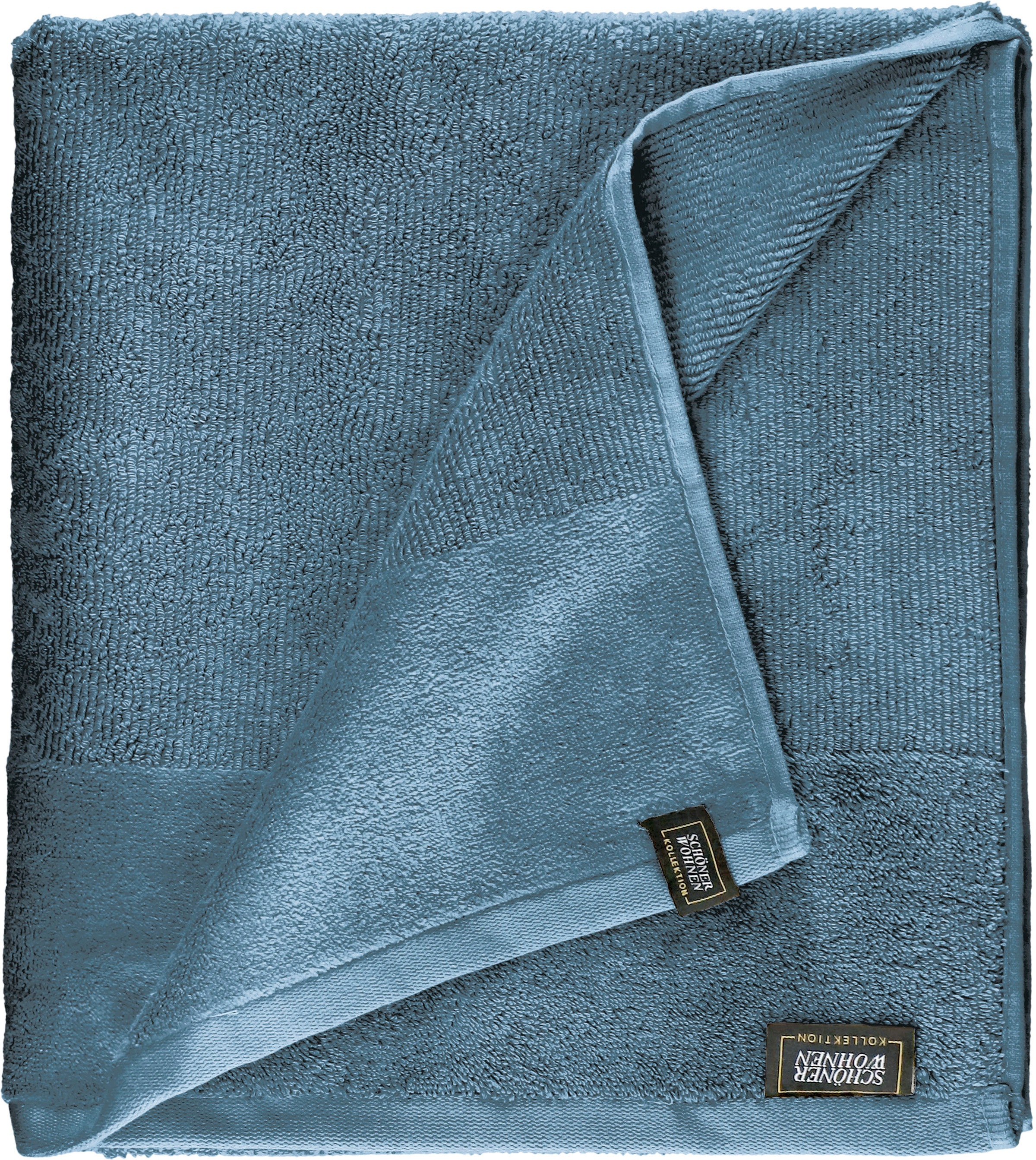 SCHÖNER WOHNEN-Kollektion Badetuch "Sense" mit Velourborte, hautschmeicheln günstig online kaufen