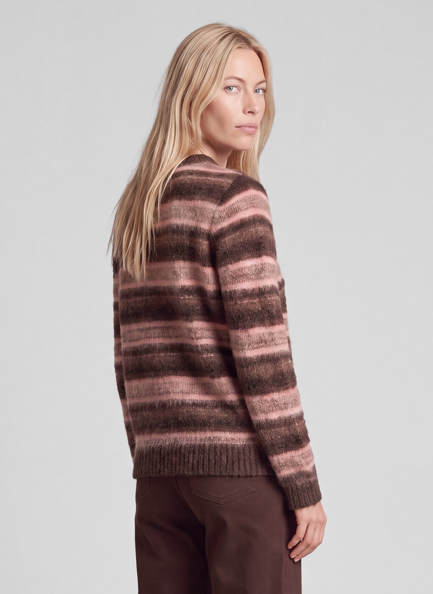 Rabe Wollpullover Langarm im Streifenlook / mit Wolle