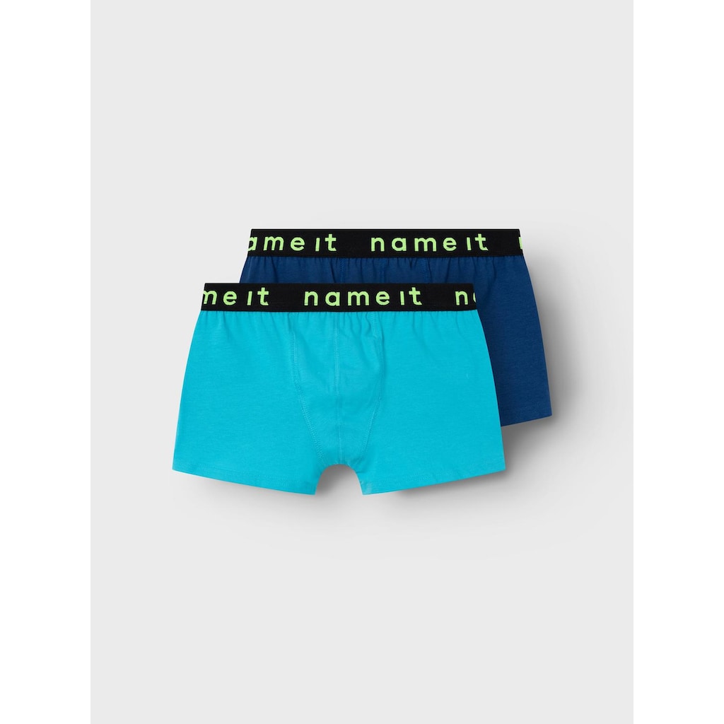 Name It Boxershorts »NKMBOXER 2P SOLID NOOS«, (Packung, 2 St.)