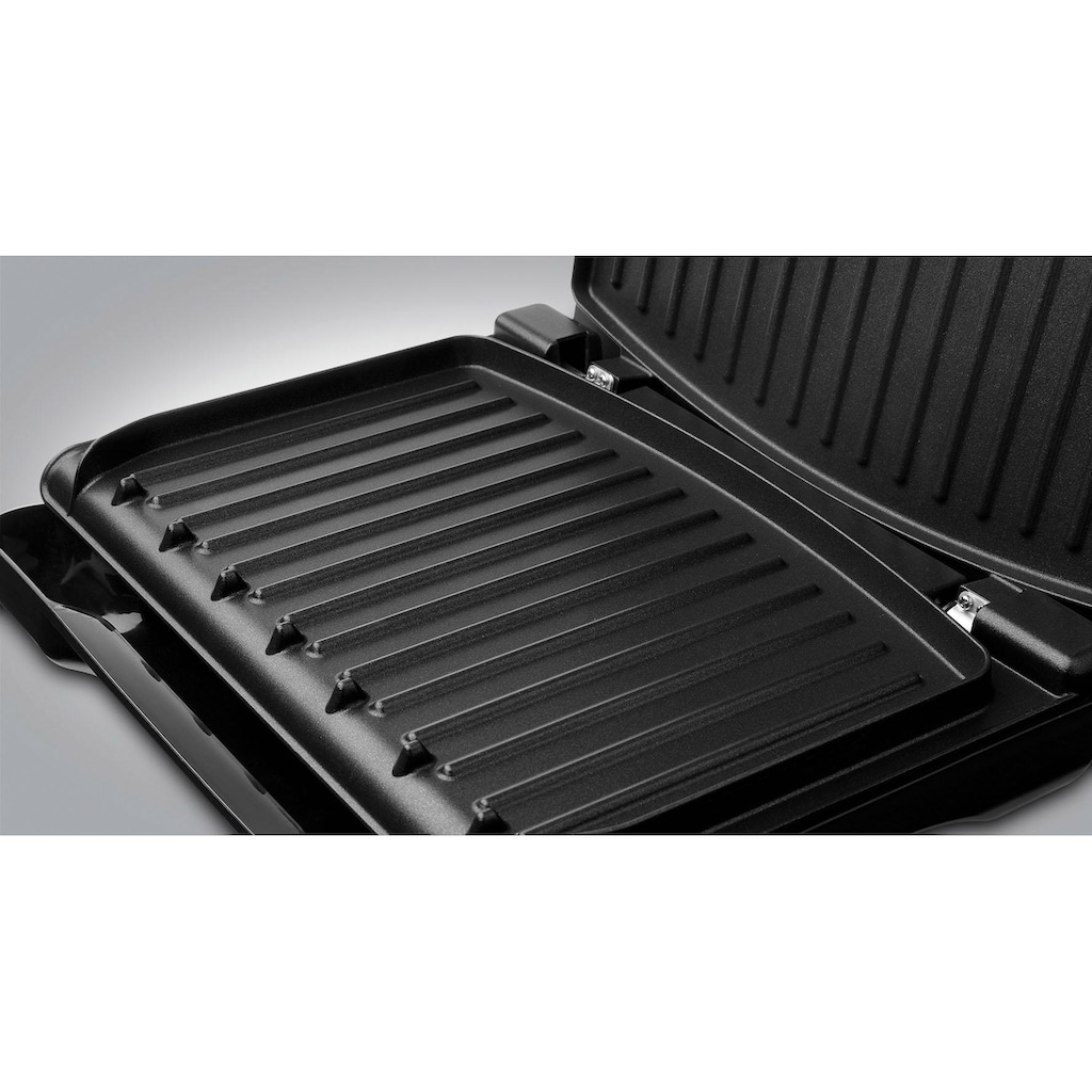 George Foreman Kontaktgrill »Steel Family Fitnessgrill 25041-56 Grau«, 1650 W