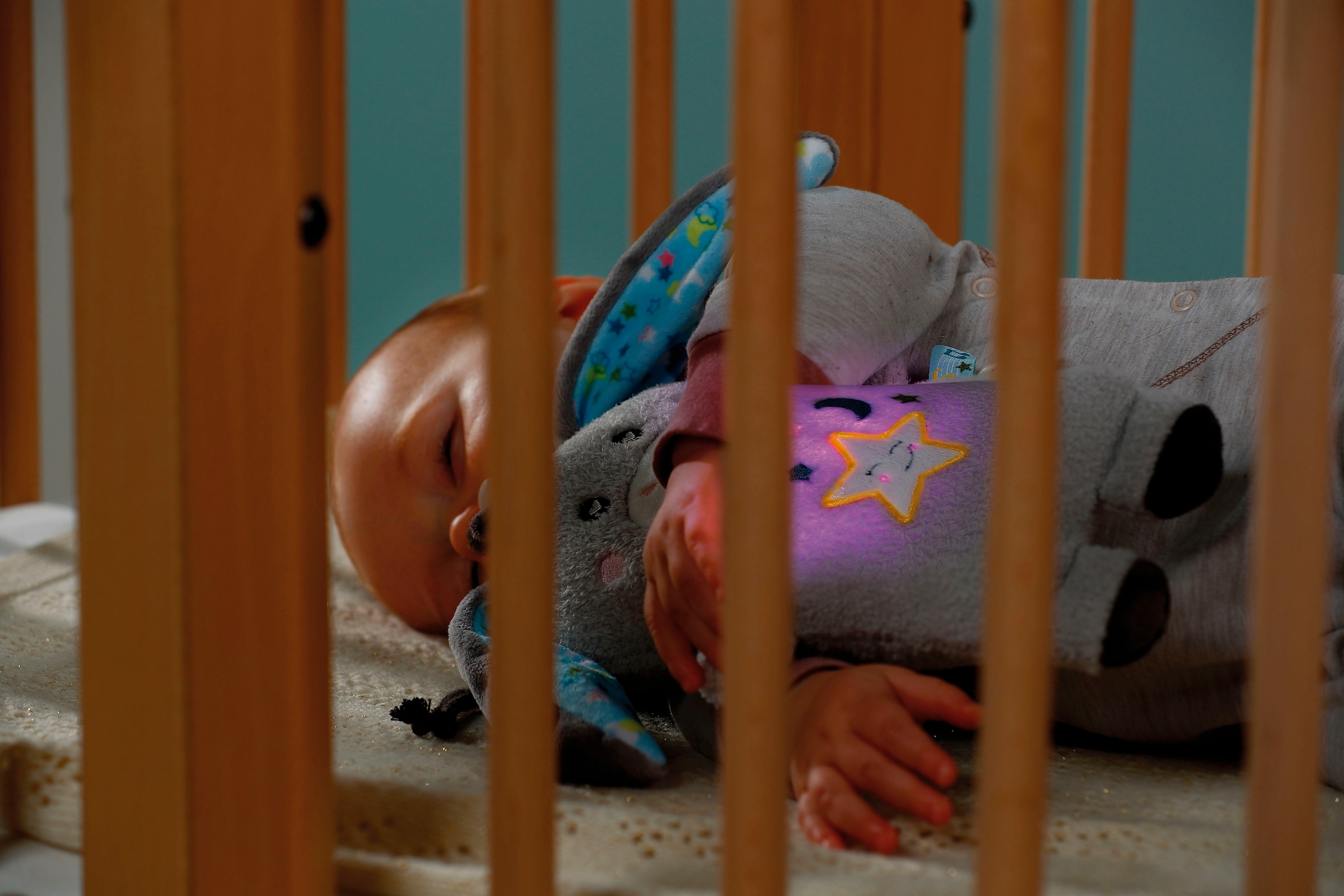Nici Kuscheltier »My First NICI, Esel Littledoo 25 cm«, Baby Einschlafhilfe; mit Licht und Sound