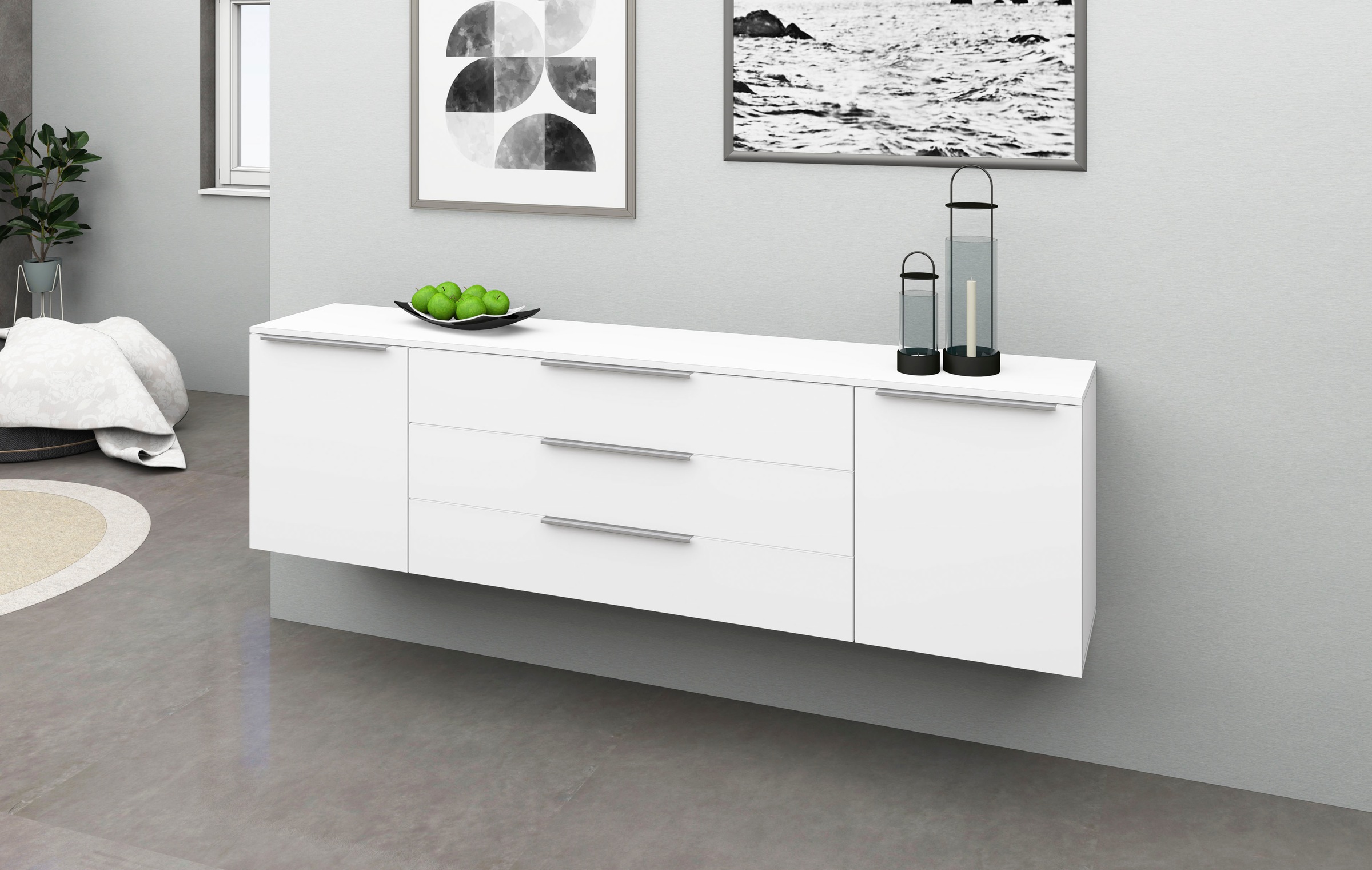 borchardt Möbel Sideboard »Oliva«, Breite 166 oder 200 cm