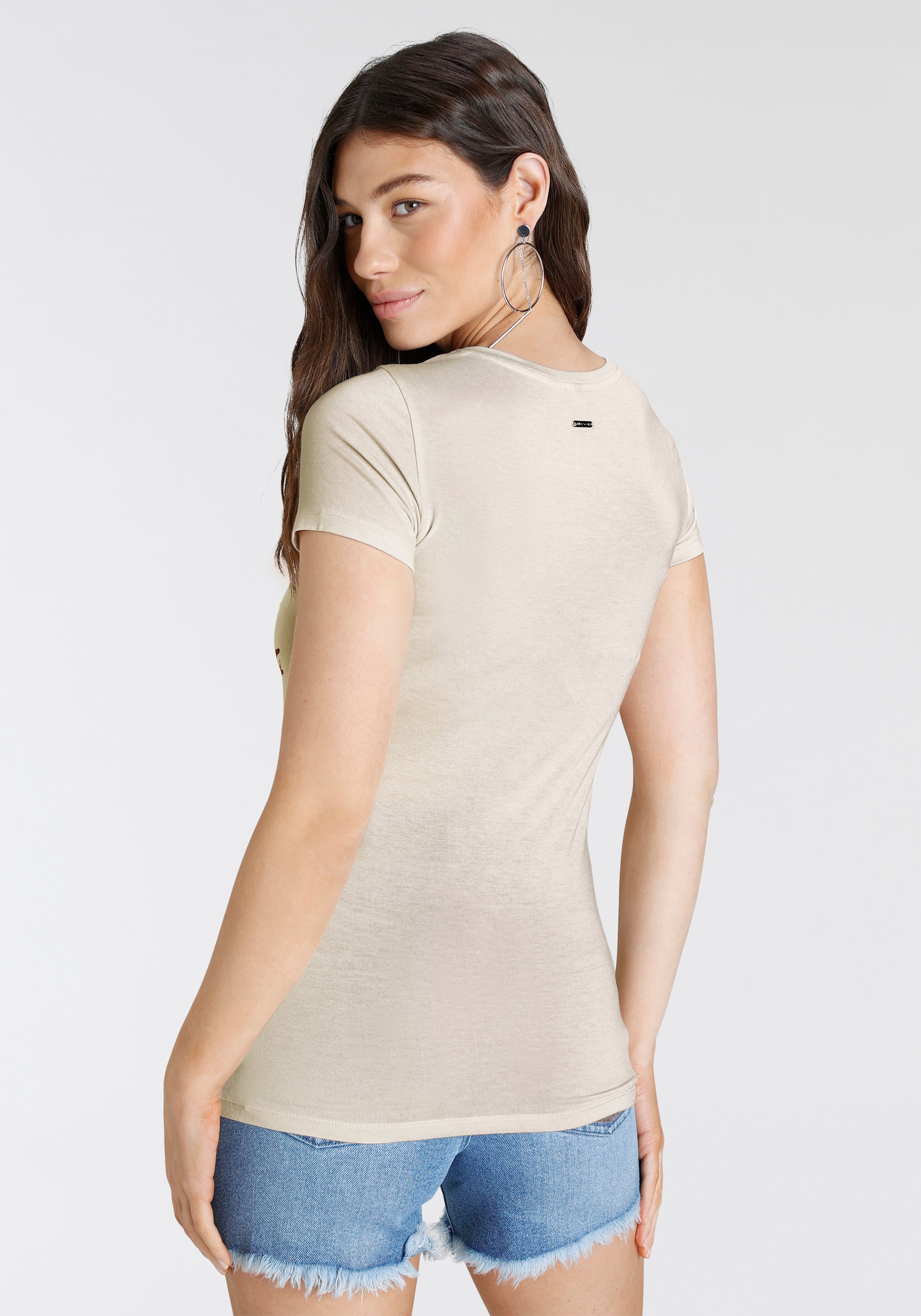 Laura Scott T-Shirt, mit | BAUR online kaufen Glitzersteinen
