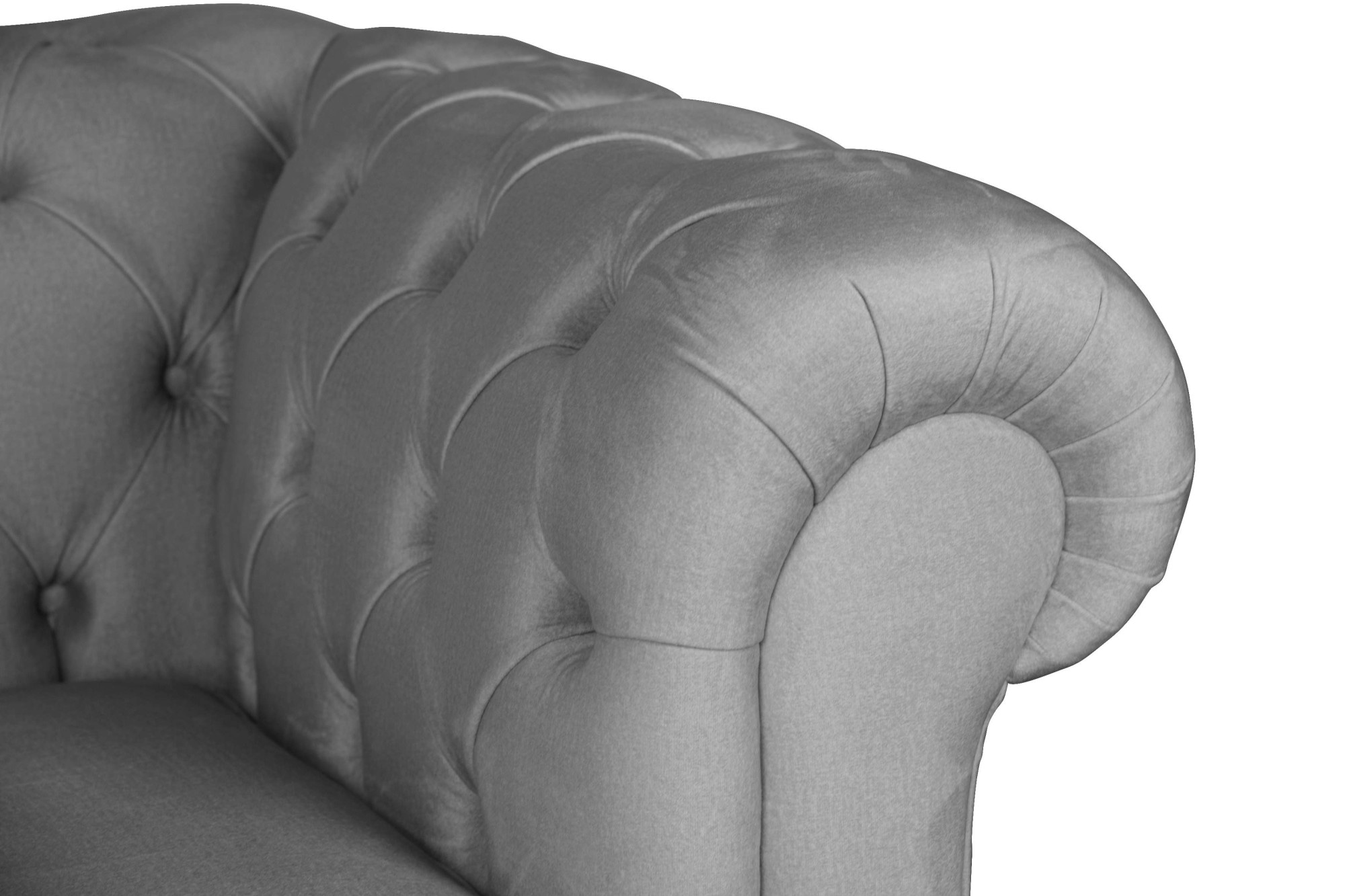 Home affaire 2-Sitzer »CHARENTE, Chesterfield-Sofa, Wellenfederung, Maße: B/T/H: 147/89/74 cm«, mit edler Knopfheftung und typischen Armlehnen