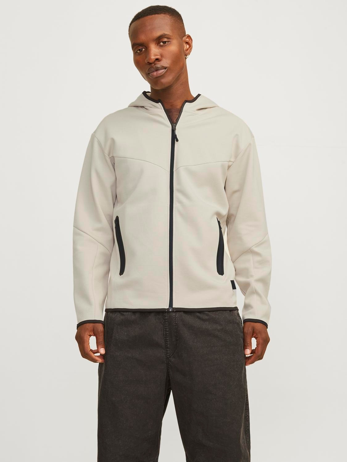 Jack & Jones Sweatjacke "JCOFUSION SWEAT ZIP HOOD NOOS"