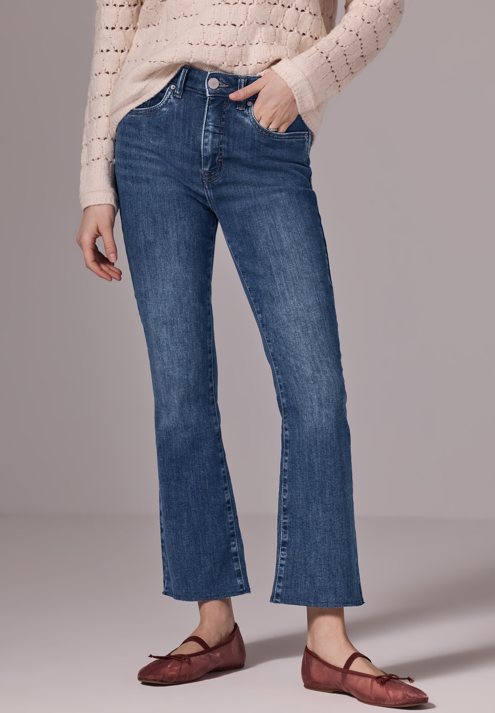 STREET ONE STUDIO Skinny-fit-Jeans, High Waist