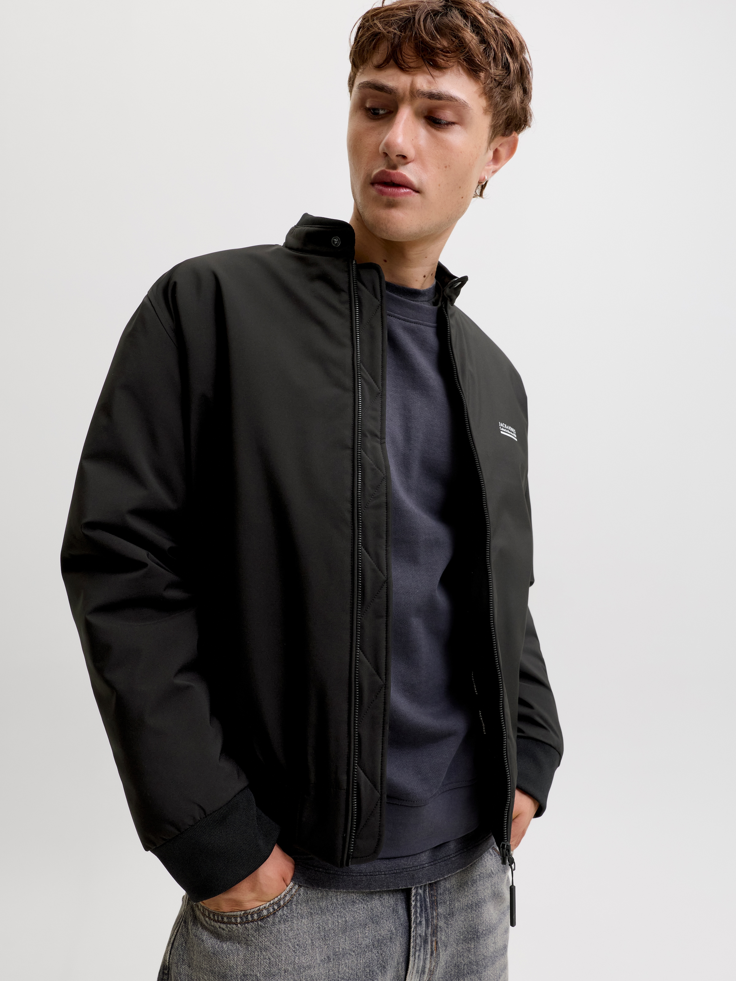 Jack & Jones Blouson »JJEBROOKLYN BOMBER SN« Kunstfaser, regular fit