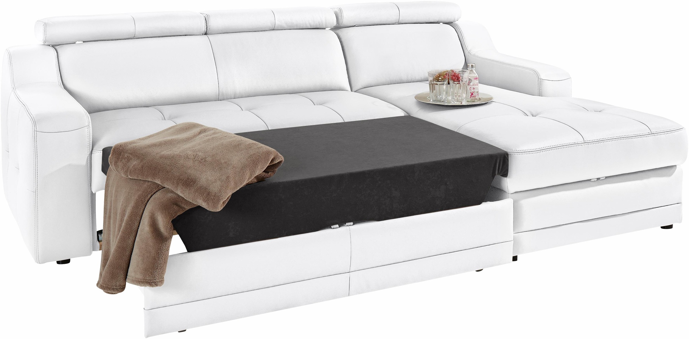 exxpo - sofa fashion Ecksofa "Lotos, bequem und funktionell, Federkern, Bre günstig online kaufen