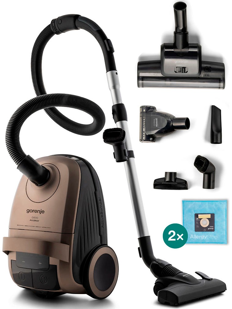 GORENJE Bodenstaubsauger "G600 Allergy VCE28G6ALLGO, 73dB leise, Umfangreic günstig online kaufen