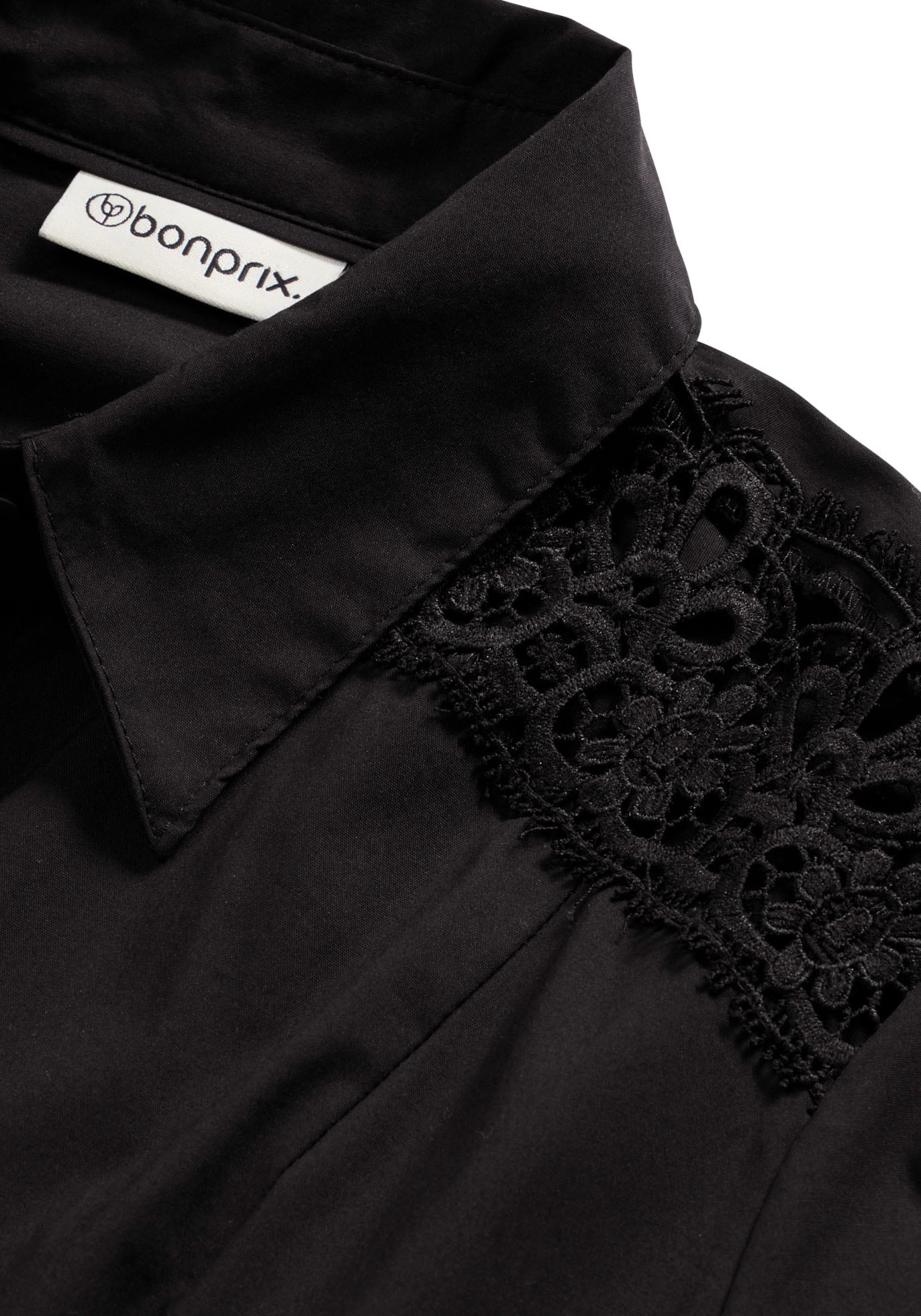 bonprix 2-in-1-Kleid Set, 2 tlg. für Businessmode, aus Baumwolle, ausgestellte Passform