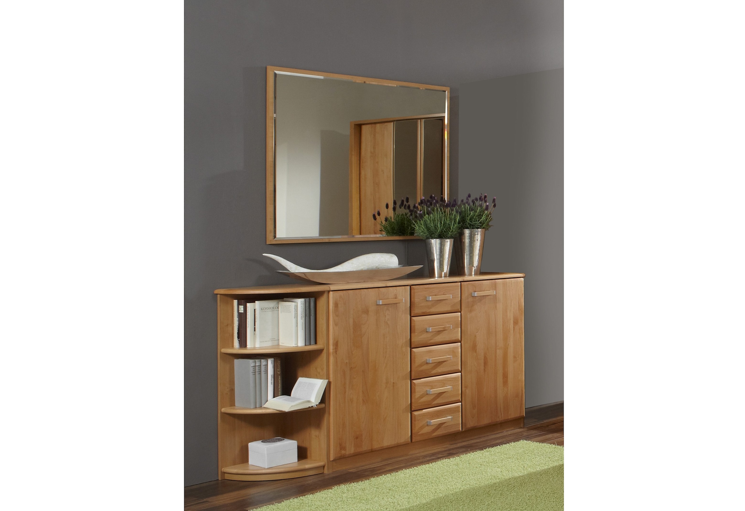 WIEMANN Kombikommode "Lausanne, Drehtürenschrank, Schrank, Wäscheschrank, E günstig online kaufen