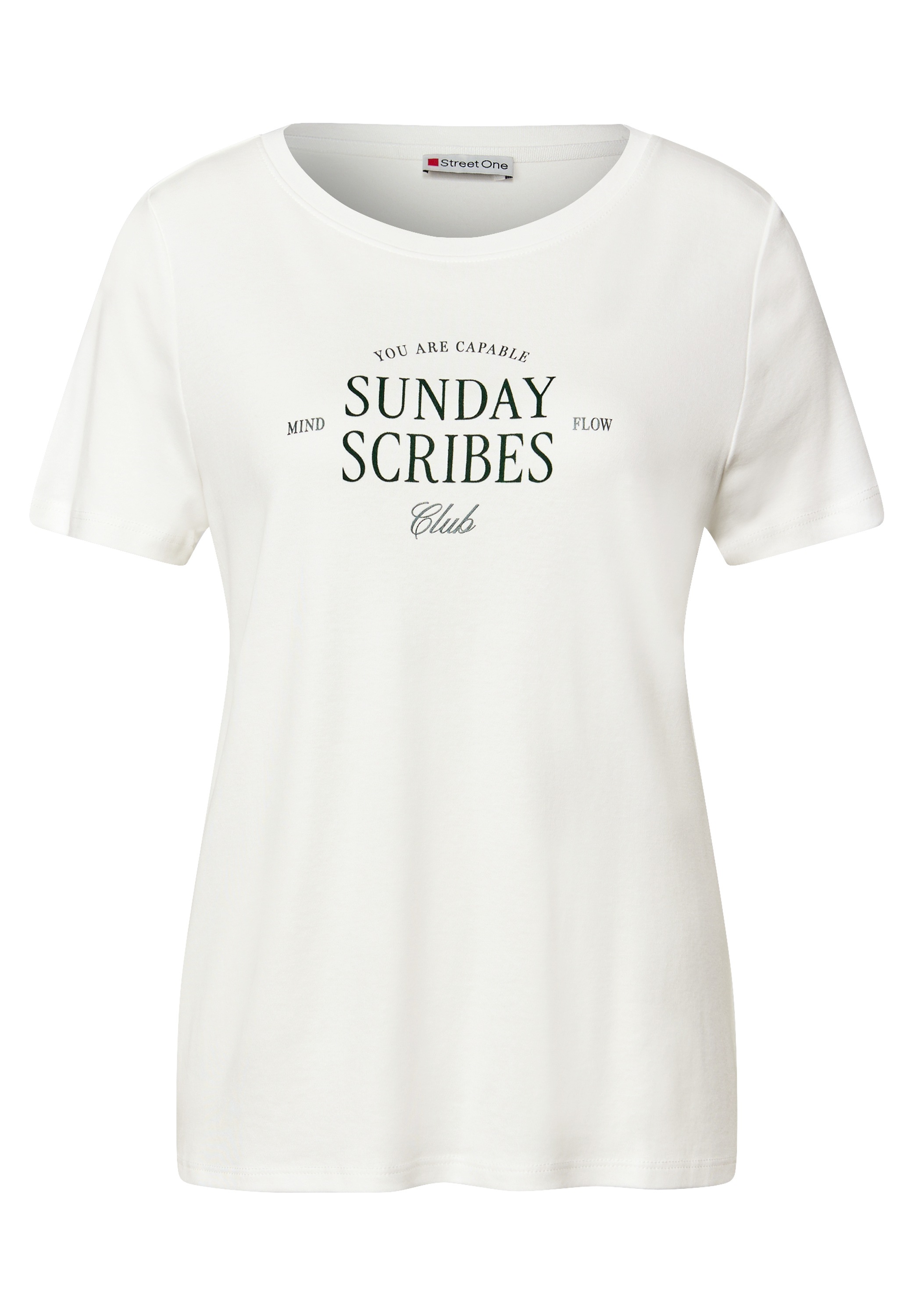 STREET ONE T-Shirt mit Wording-Print