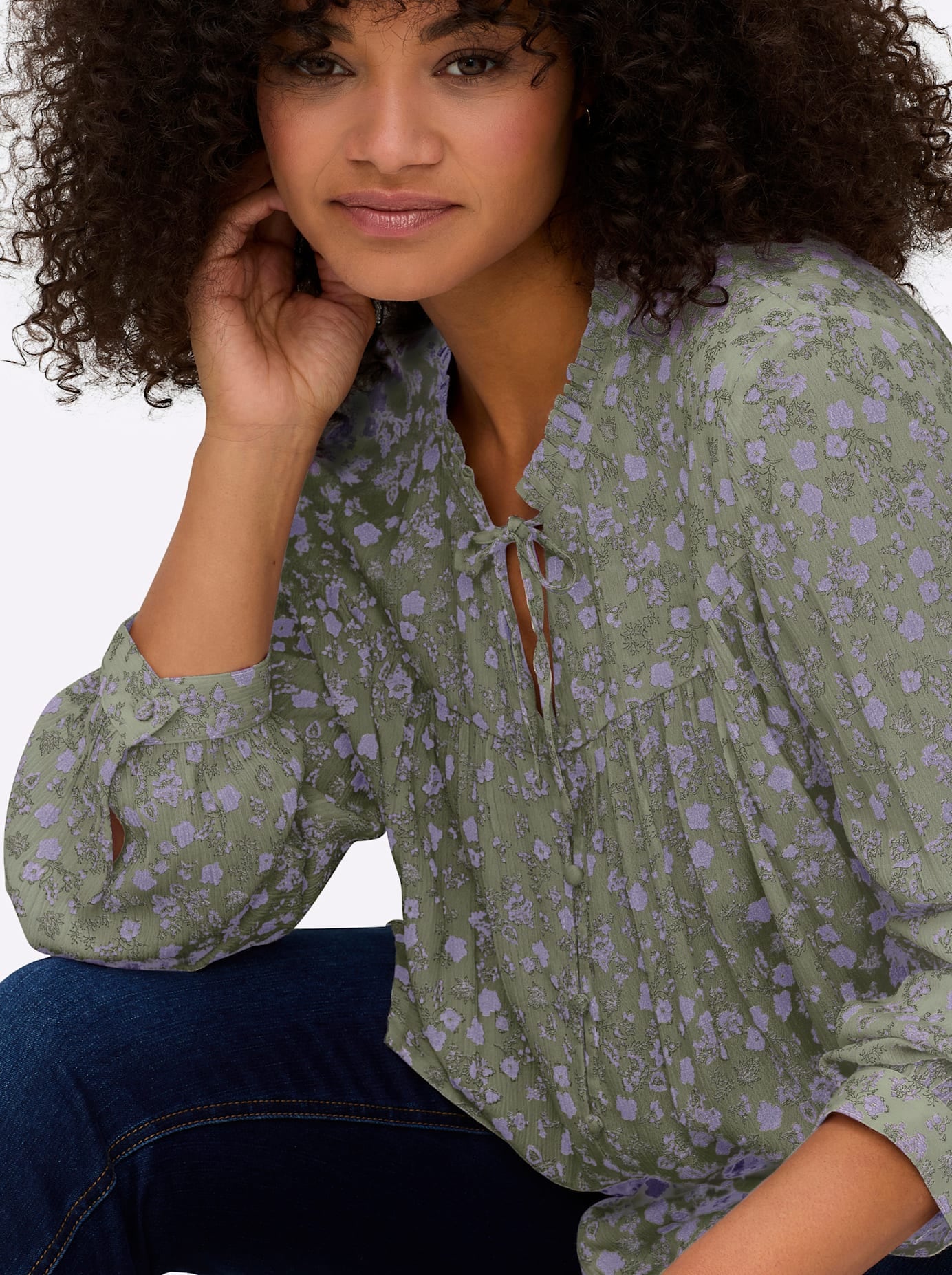 Sheego Druckbluse
