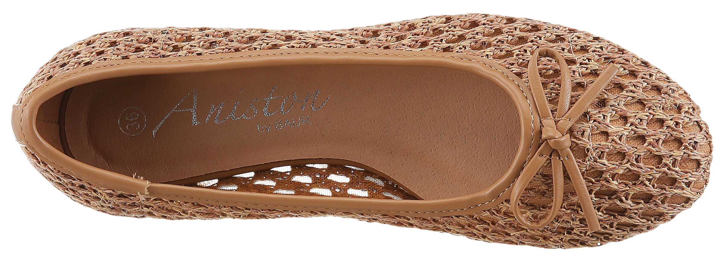 Aniston SHOES Ballerina  Loafer, Slipper, Schlupfschuh mit kleiner Schleife- NEUE KOLLEKTION