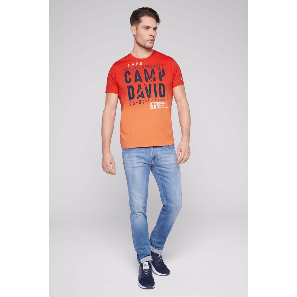 CAMP DAVID Rundhalsshirt