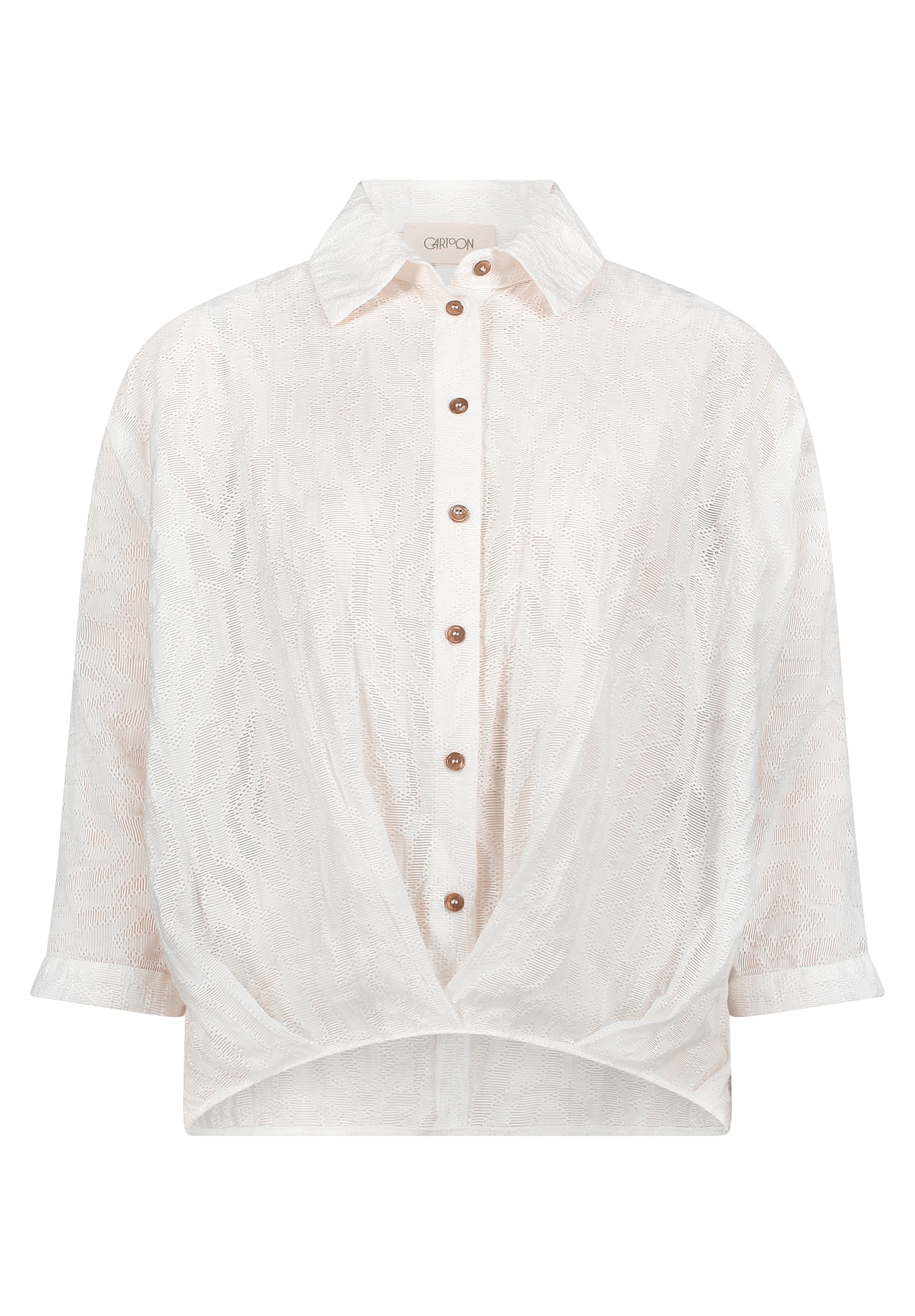 Cartoon Schlupfbluse »Damen mit Kragen«