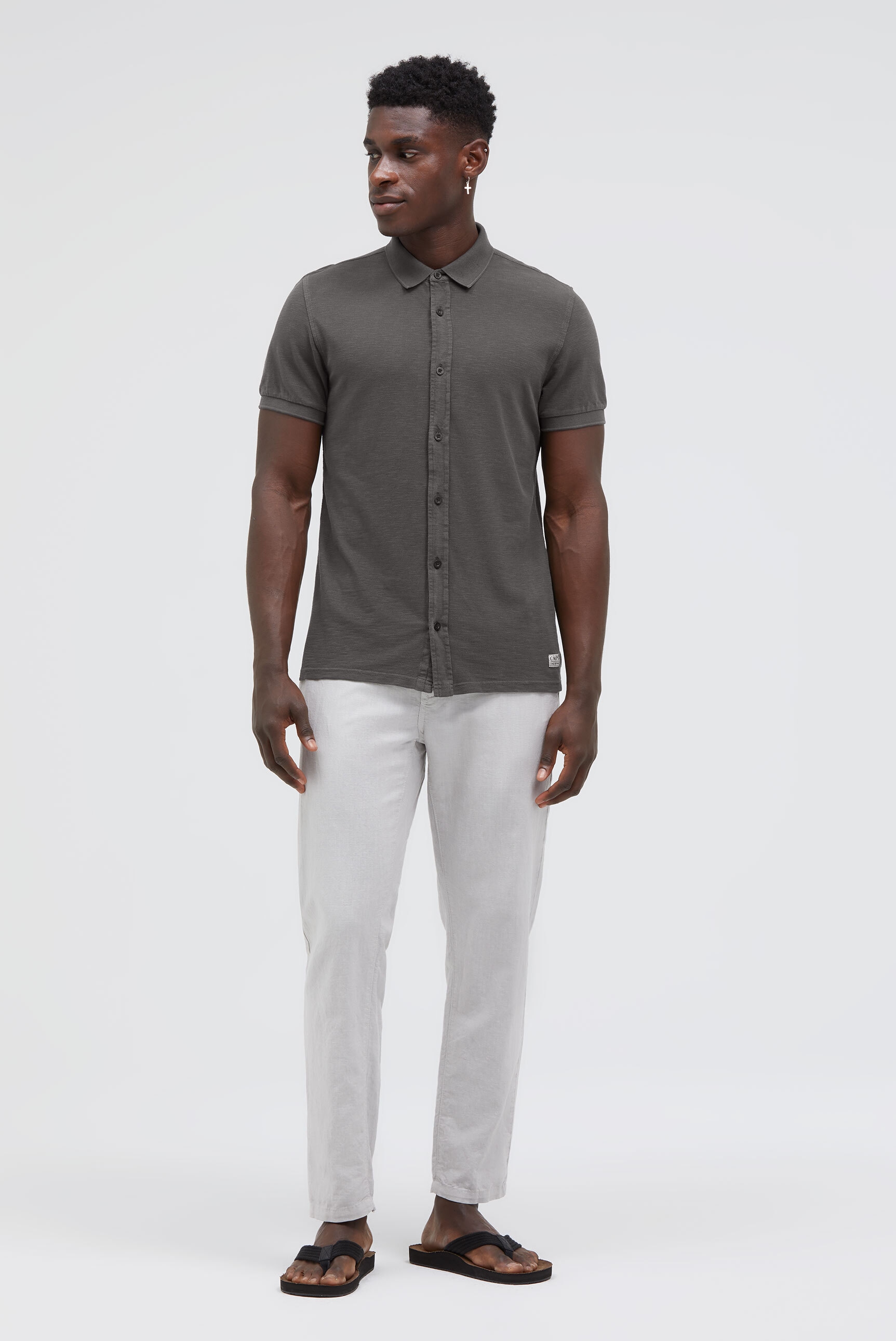 CMPD Kurzarmhemd aus Baumwolle