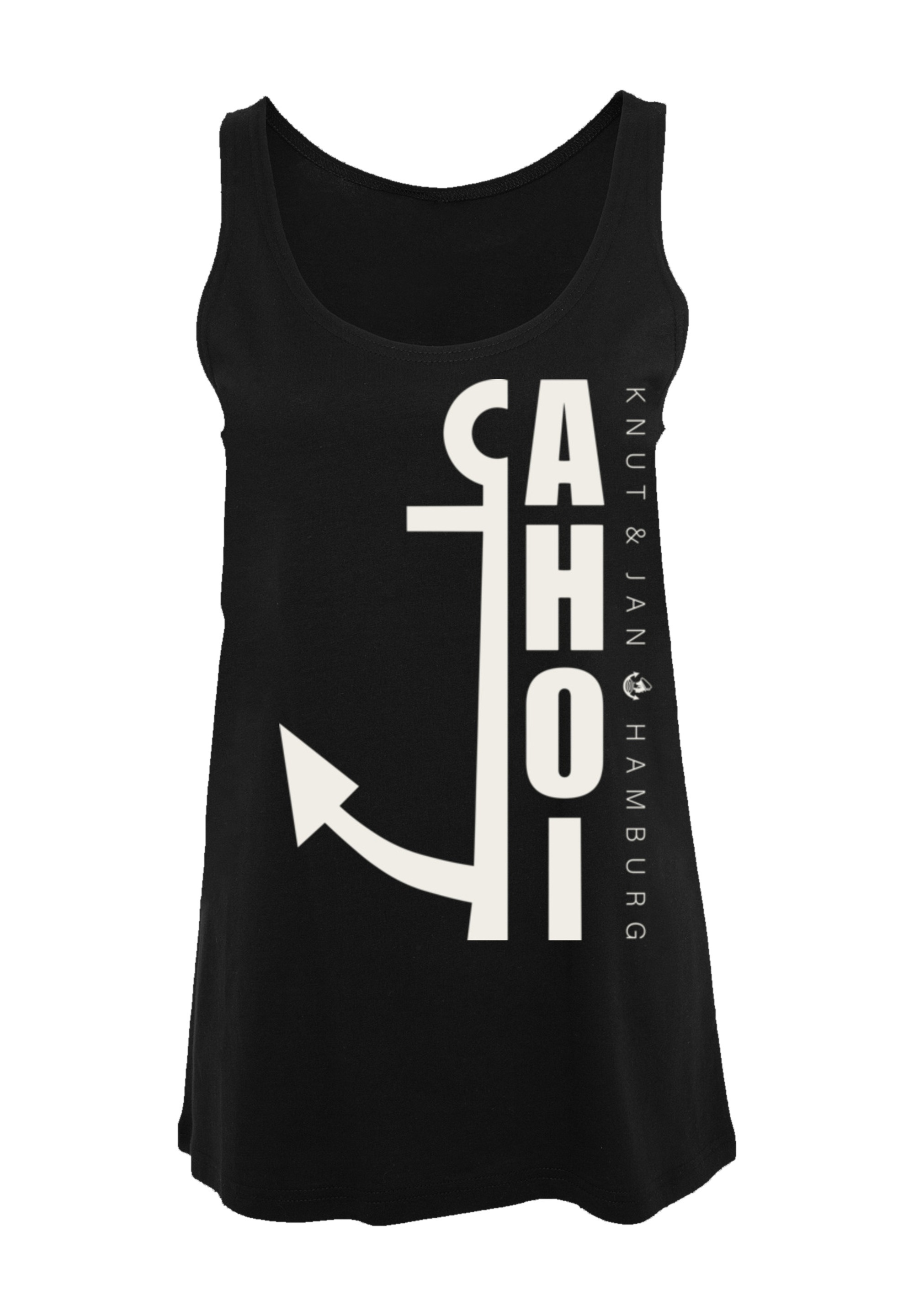 F4NT4STIC T-Shirt »Ahoi Anker Knut & Jan Hamburg«, Print