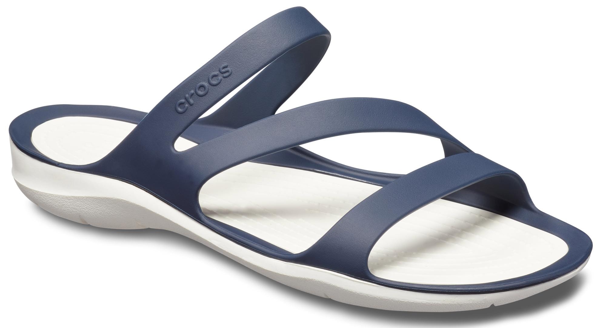 Crocs Badepantolette »Swiftwater Sandal«, Sommerschuh, Badeschuh, Poolslides, genoppte Innensohle