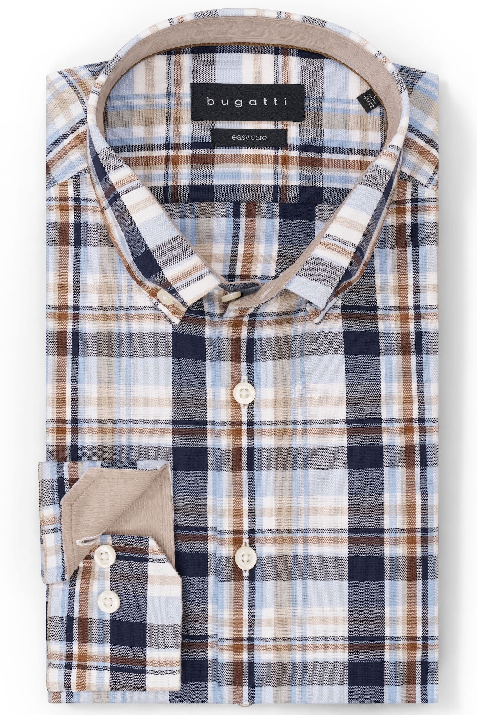 bugatti Businesshemd »Modern Fit« mit Easy-Care Funktion