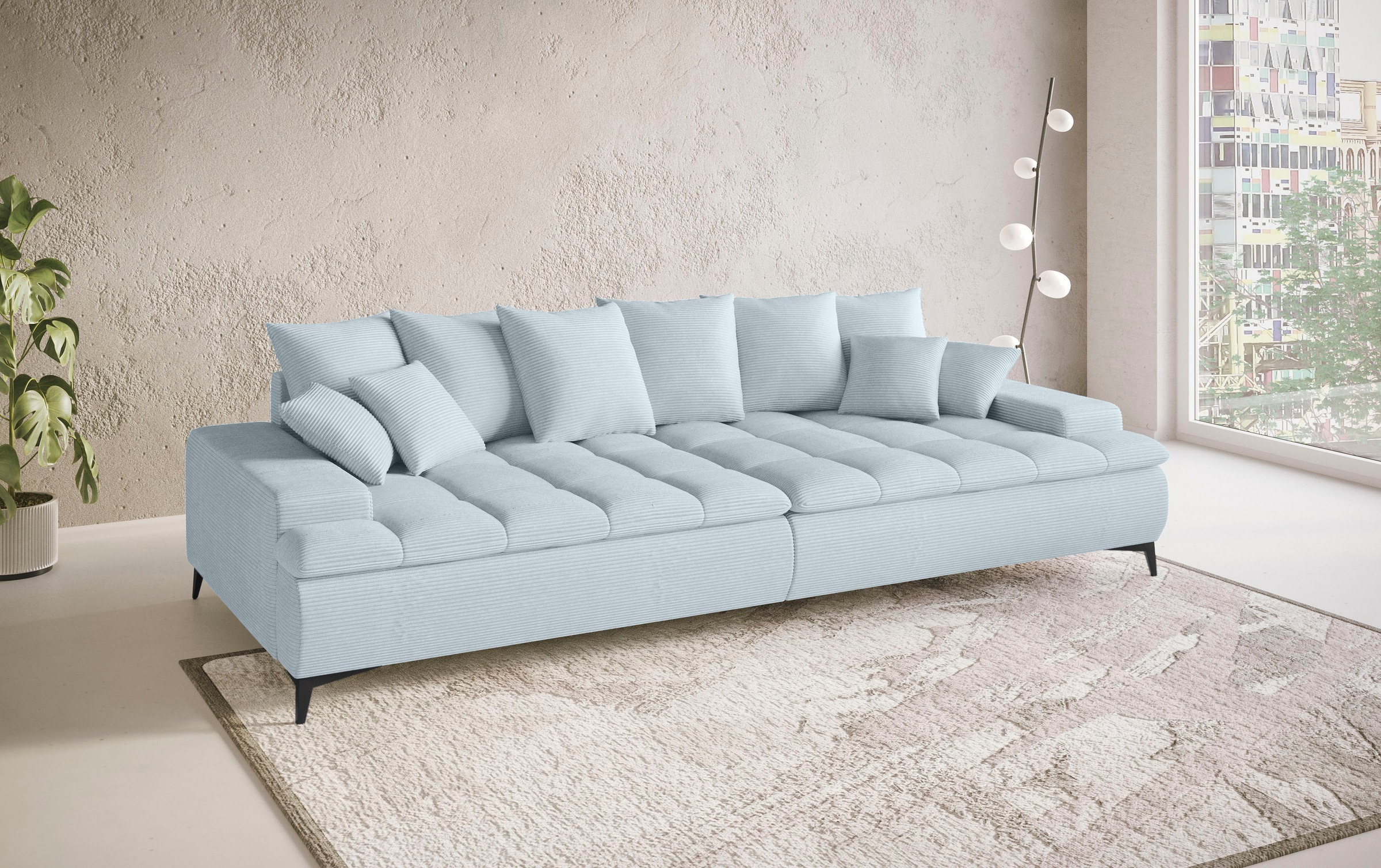 Mr. Couch Big-Sofa "Haiti III", Mit Kaltschaum, bis 140 kg belastbar günstig online kaufen
