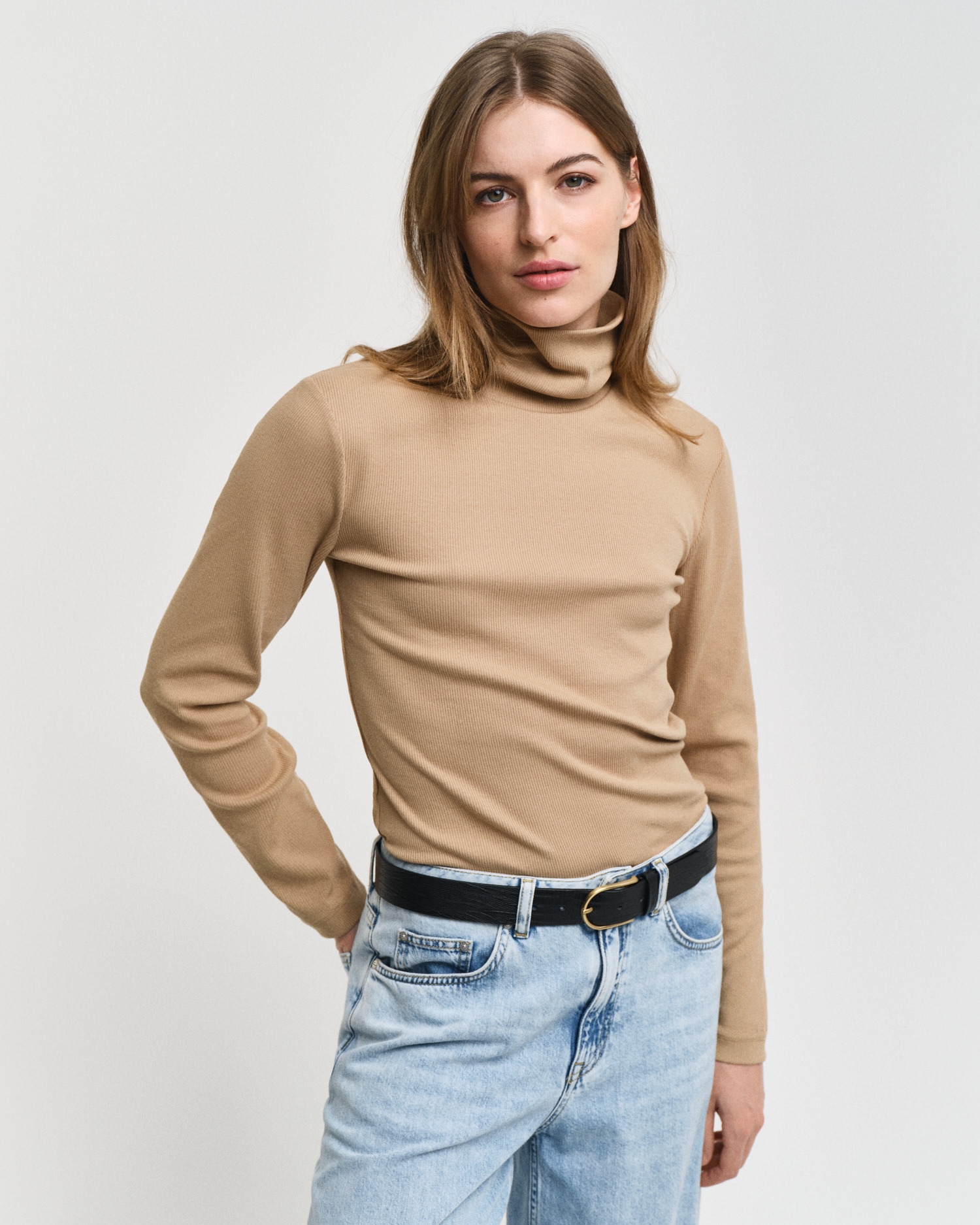 Gant Rollkragenpullover »SLIM RIB TURTLENECK«