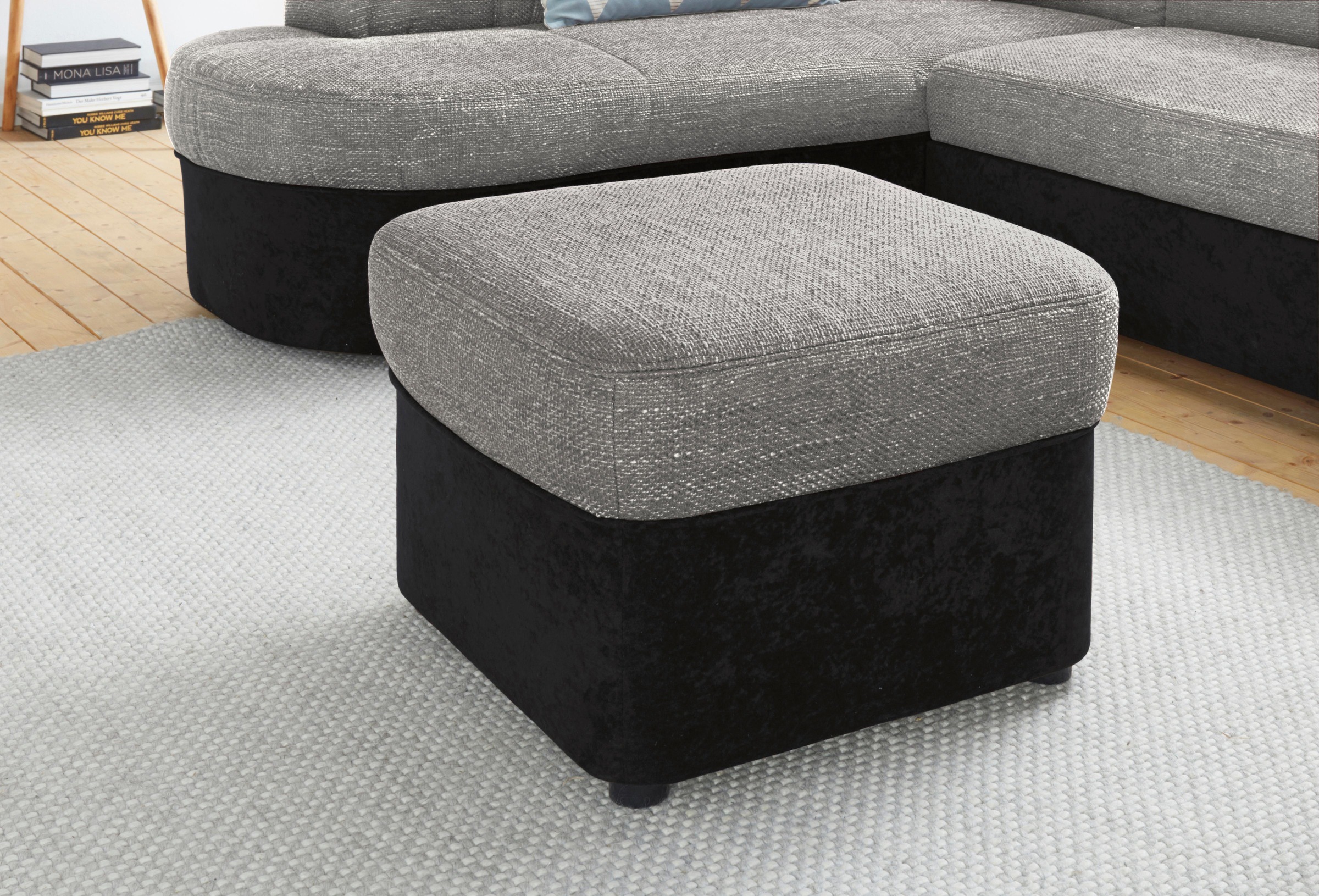 DOMO collection Polsterhocker »Sarafina«