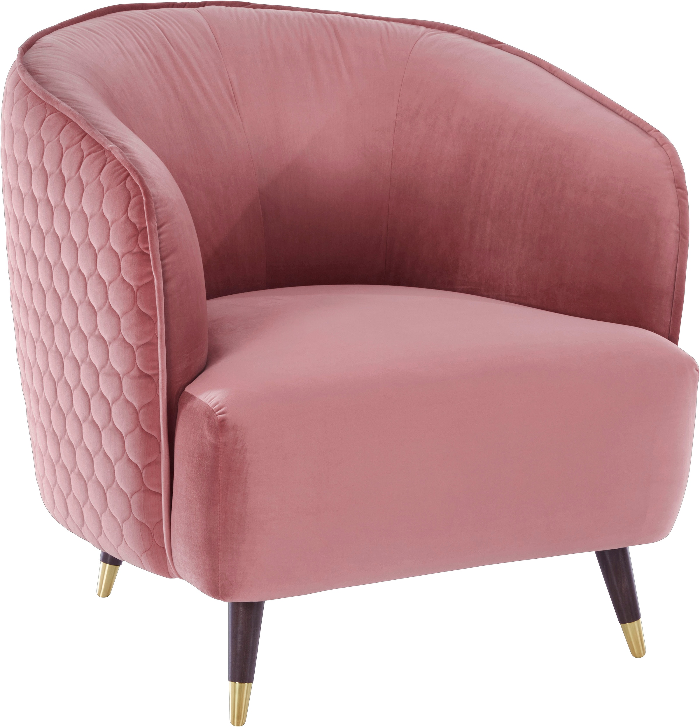 Home affaire Sessel "Oradea Cocktailsessel", mit eleganter Steppung auf Rüc günstig online kaufen