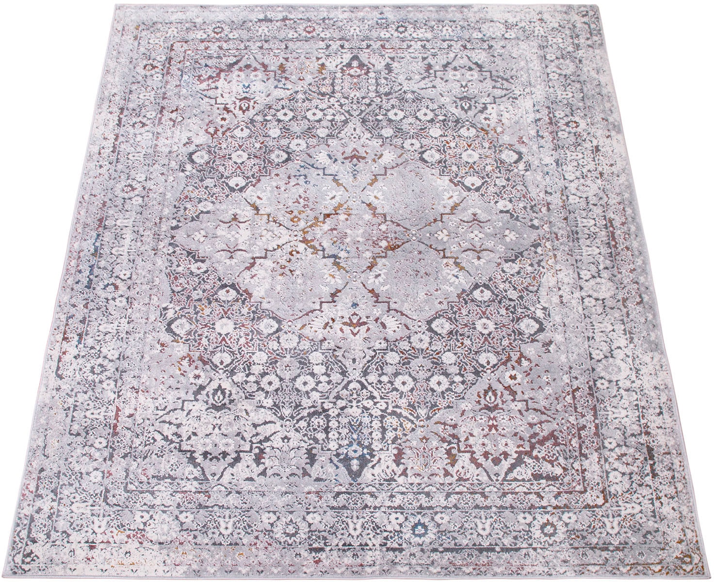 Paco Home Teppich "Calabria 583" rechteckig 14 mm Höhe Kurzflor, Orient-Opt günstig online kaufen