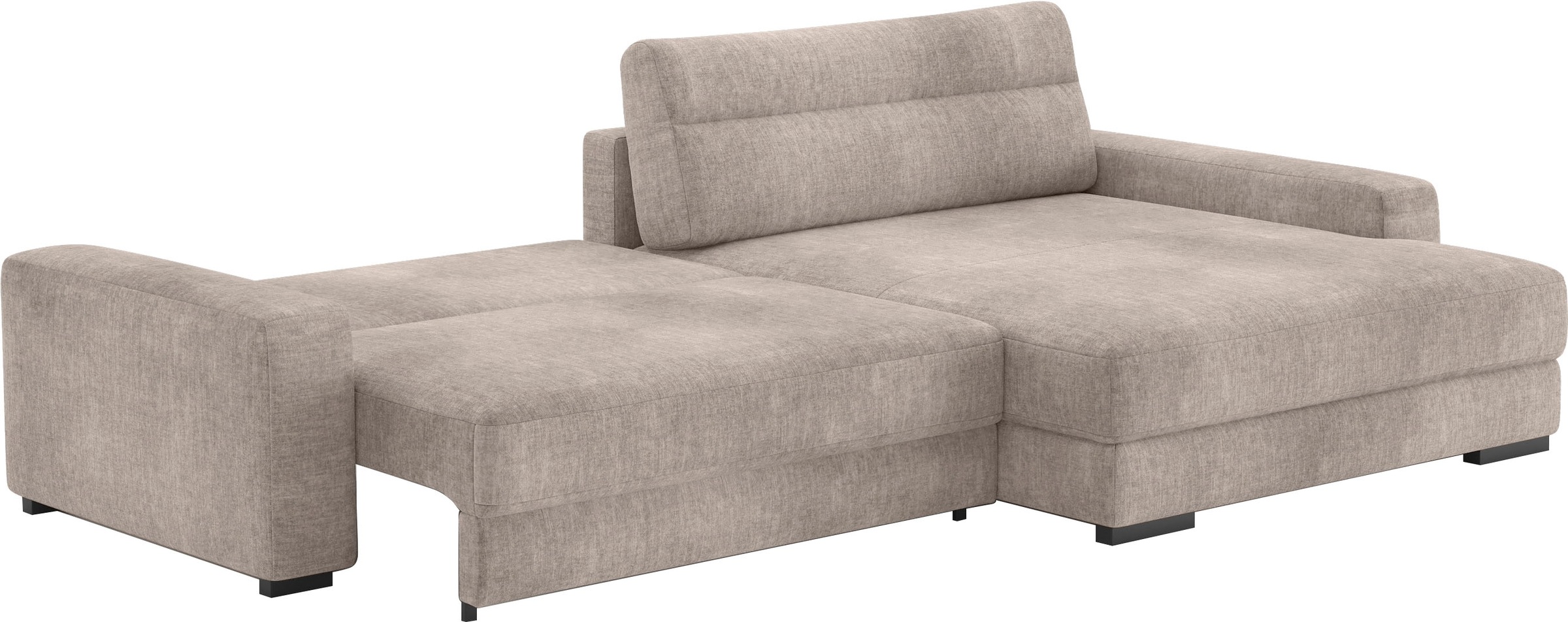 Mr. Couch Ecksofa »Marcello DuraFlex L-Form«, EasyBett, Bettkasten, Kaltschaumpolsterung, bis 140 kg belastbar