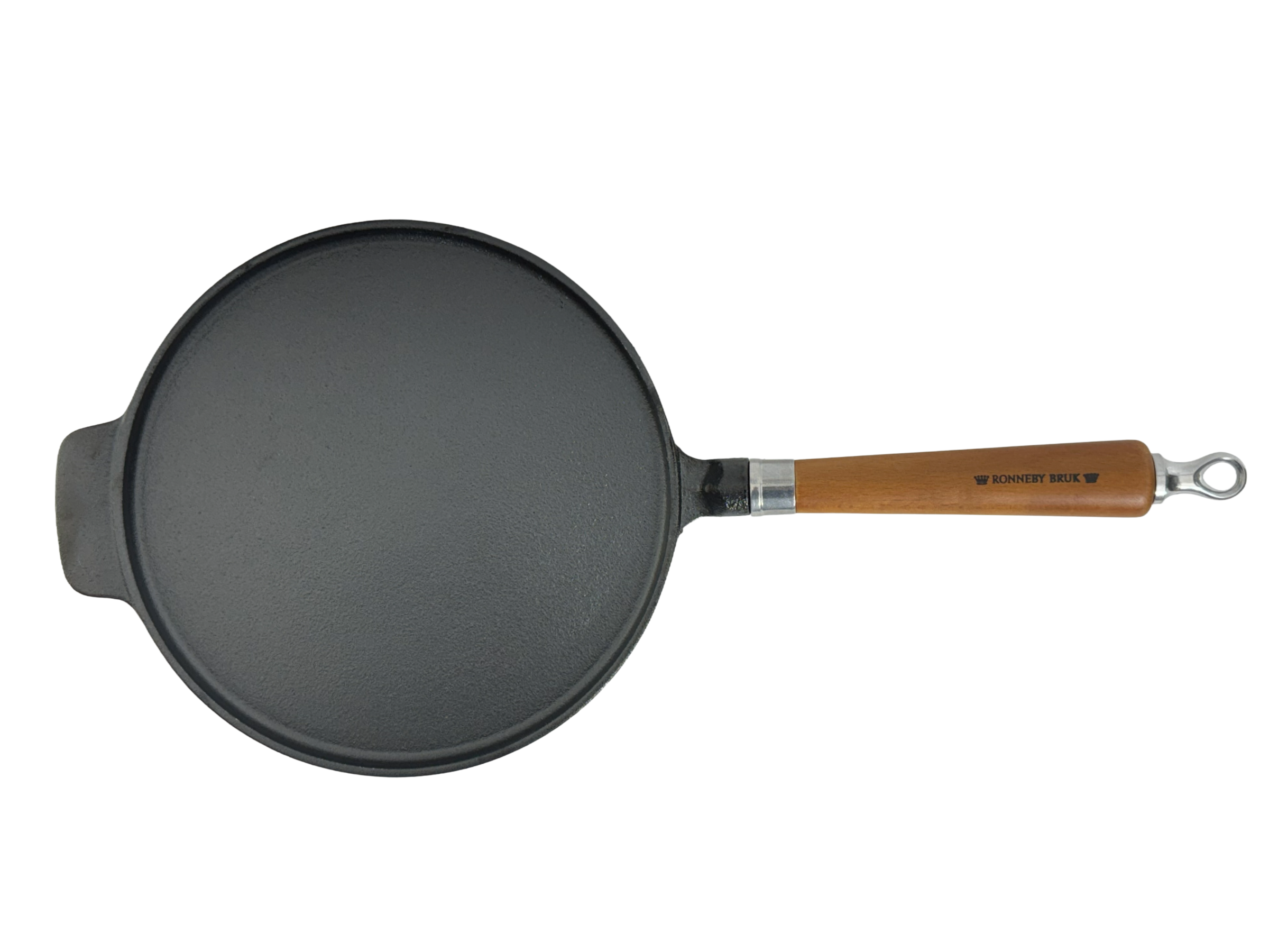 Ronneby Bruk Crêpepfanne »Maestro Crépe-Pfanne, Ø 24 cm, mit Holzgriff« Gusseisen 1 tlg.