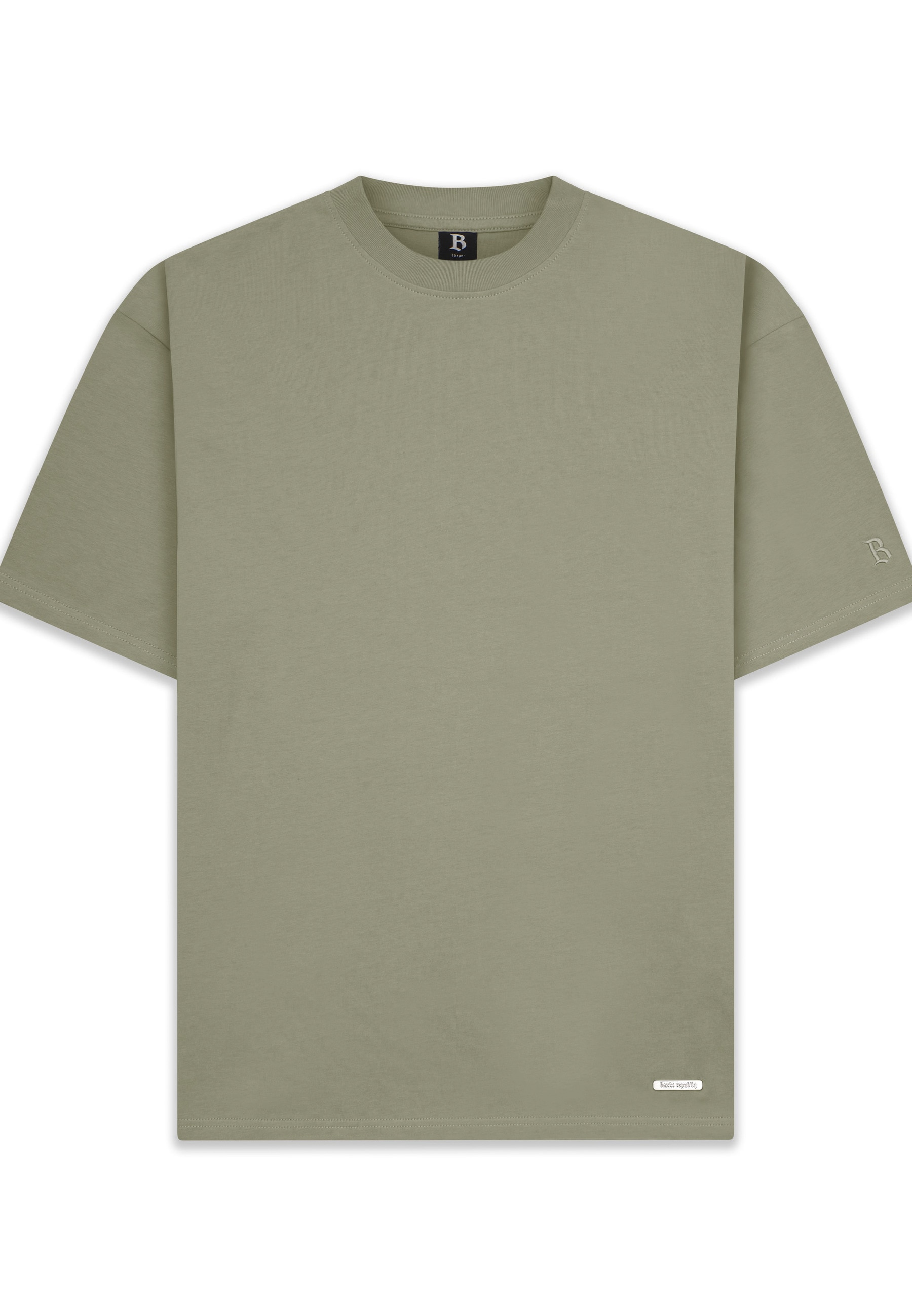 Dropsize T-Shirt "Dropsize Herren Super Heavy Blank T-Shirt" 1 Stk.