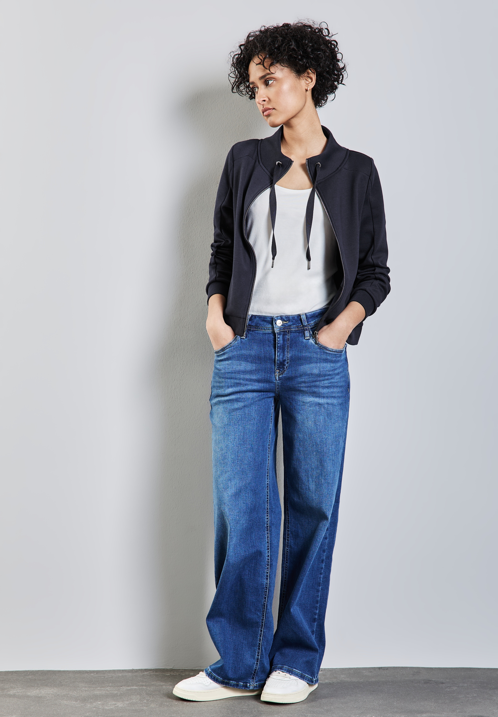 STREET ONE Cardigan, mit Turtleneck