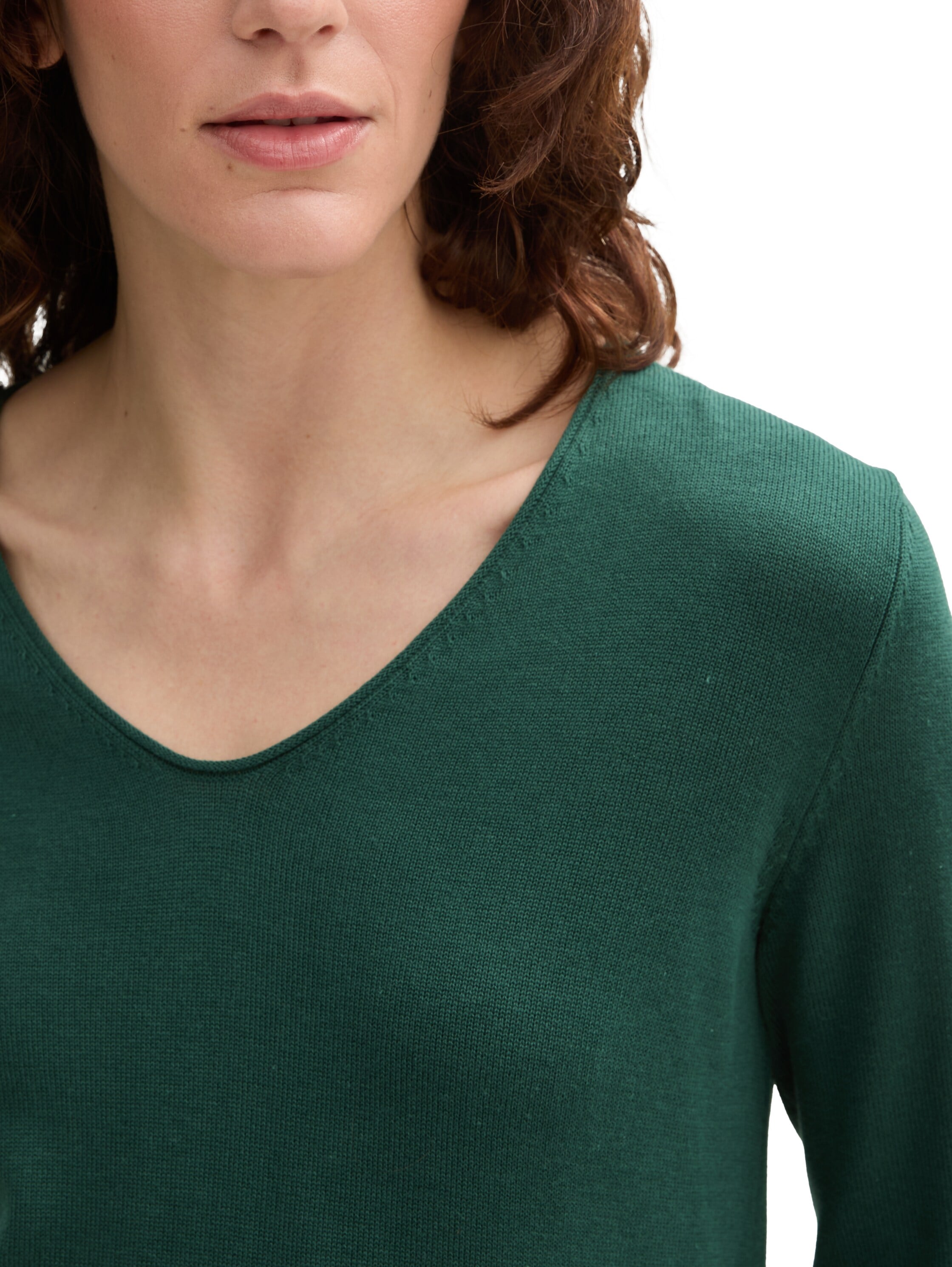 TOM TAILOR V-Ausschnitt-Pullover