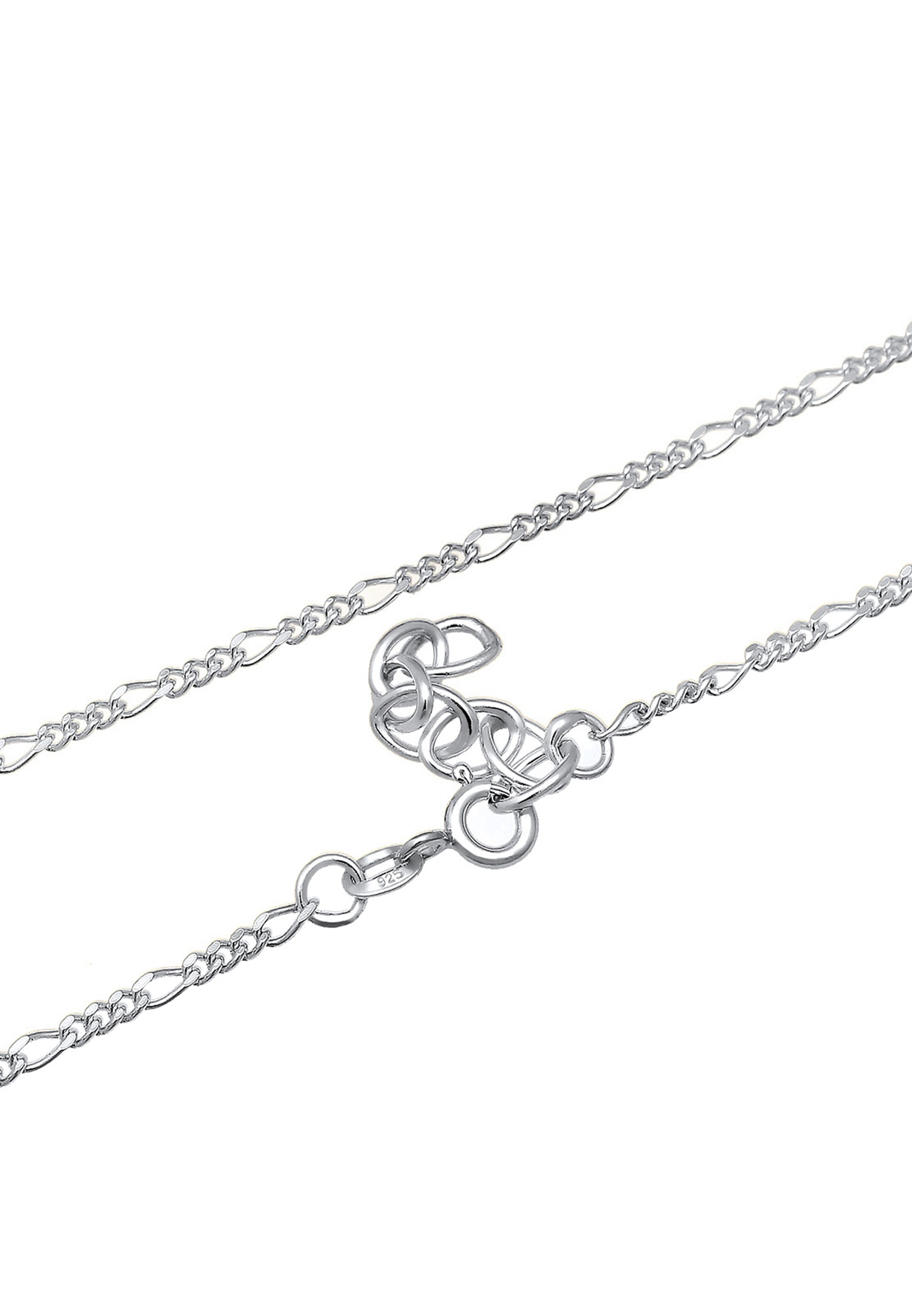 Elli Kette ohne Anhänger »Choker Figaro Basic Blogger 925 Silber«