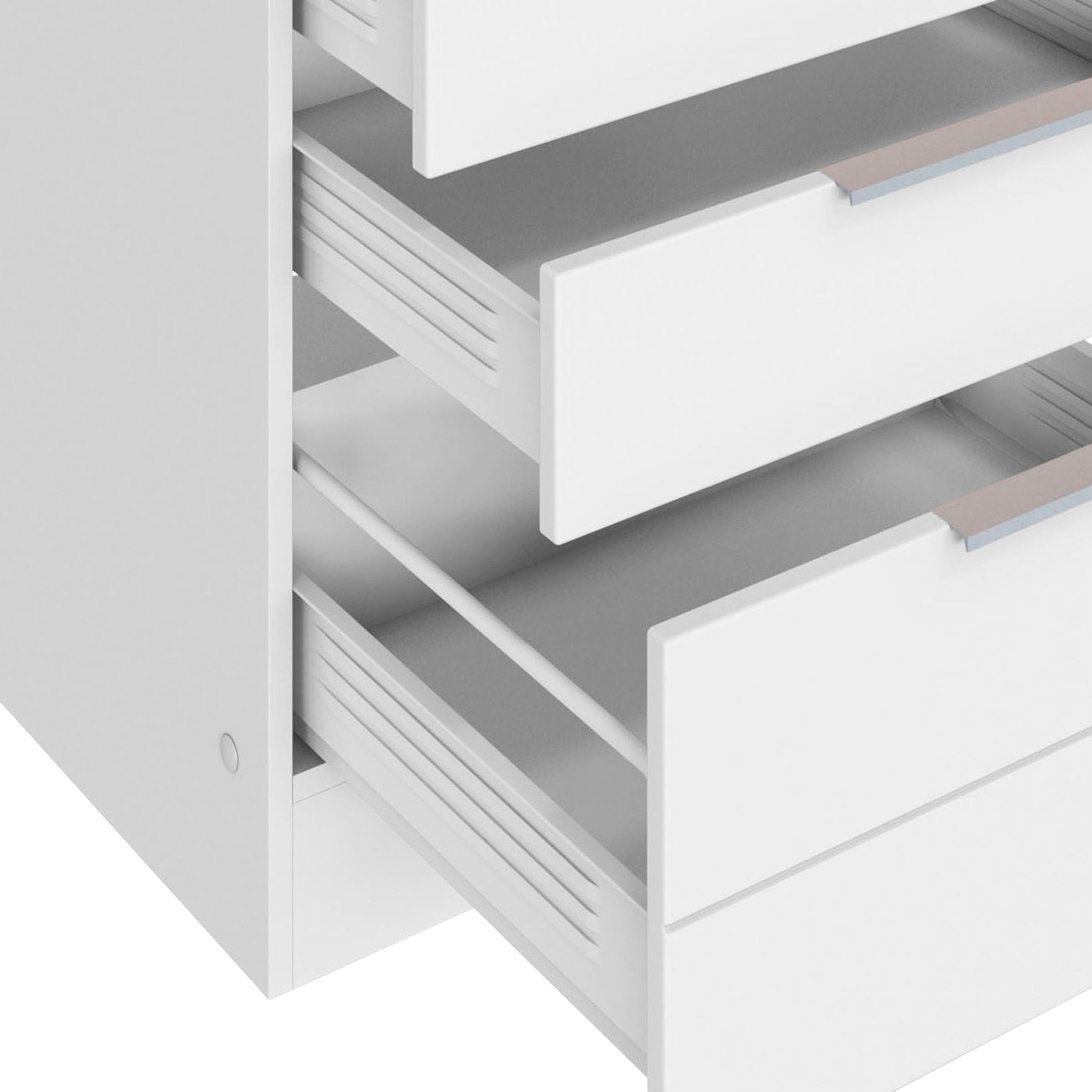 KOCHSTATION Kochfeldumbauschrank »KS-Luhe«, 60 cm breit, hochwertige MDF-Fronten mit waagerechter Lisene