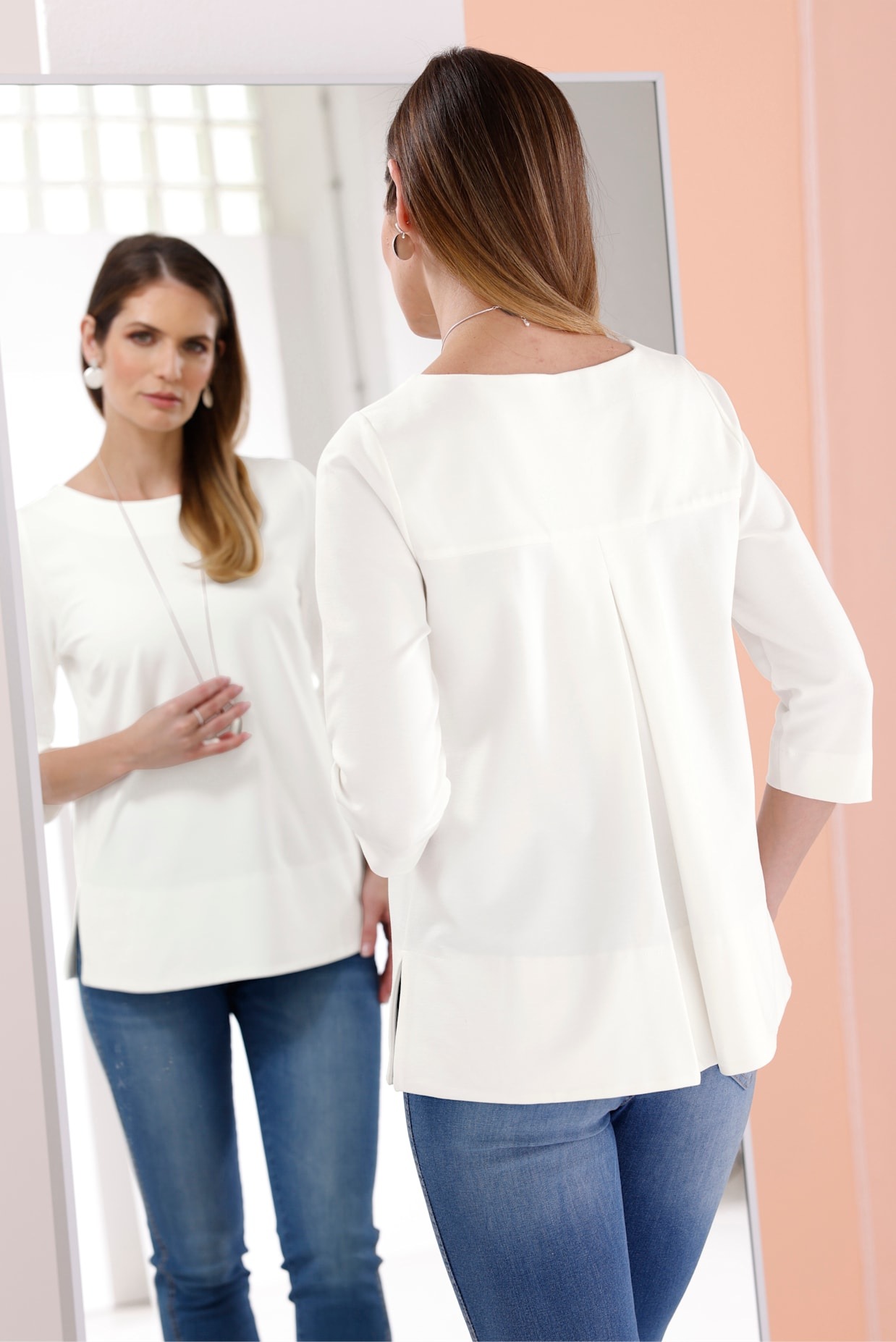 heine 3/4-Arm-Shirt "Shirt" 1 Stk. tlg. günstig online kaufen