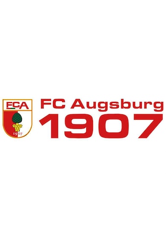 Wandtattoo »Fußball FC Augsburg 1907«, (1 St.)